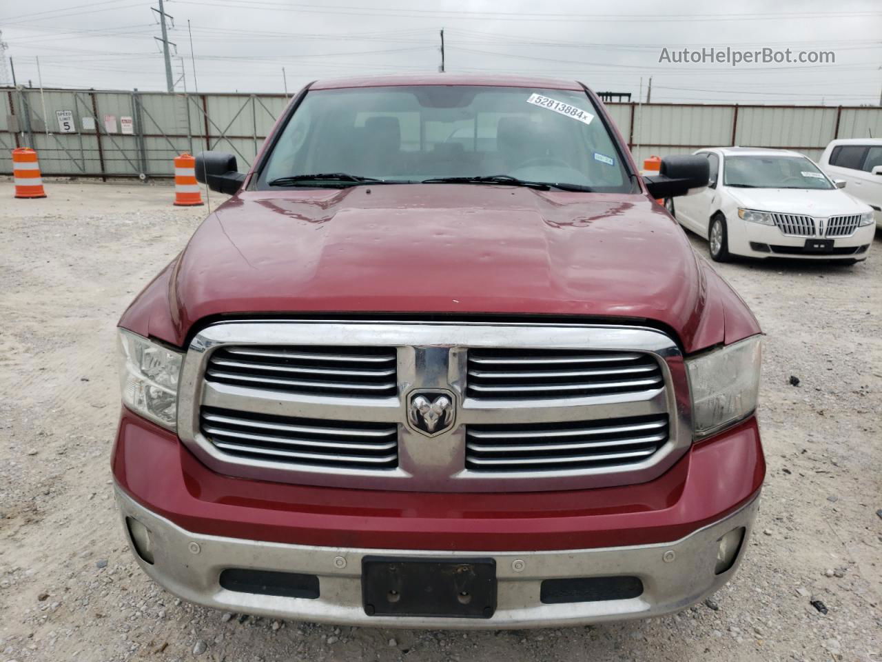 2015 Ram 1500 Slt Red vin: 1C6RR6LG1FS634673