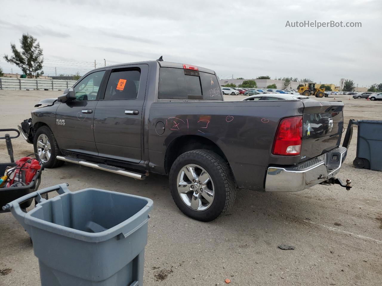 2015 Ram 1500 Slt Gray vin: 1C6RR6LG5FS523351