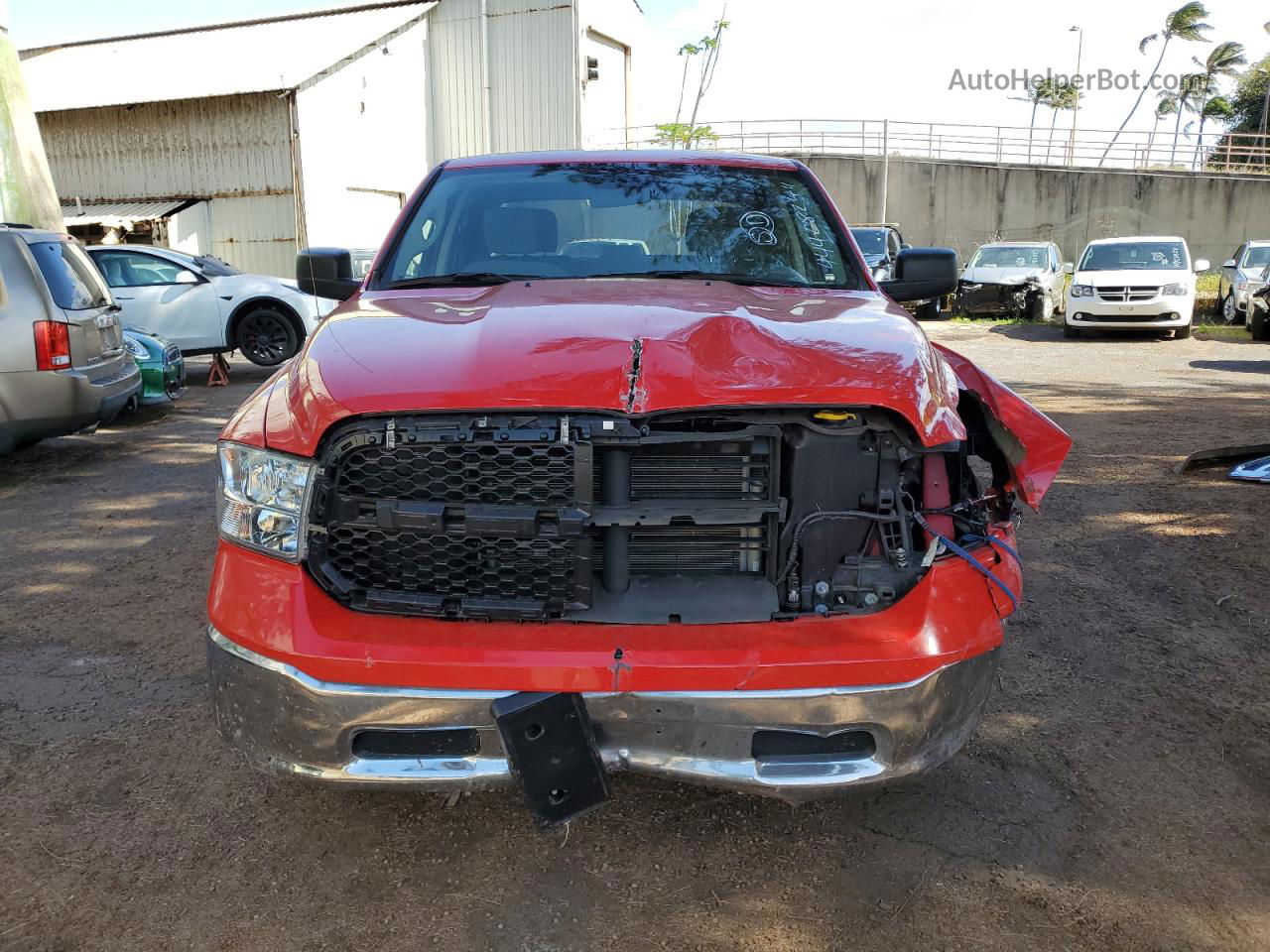 2022 Ram 1500 Classic Slt Red vin: 1C6RR6LG6NS203096