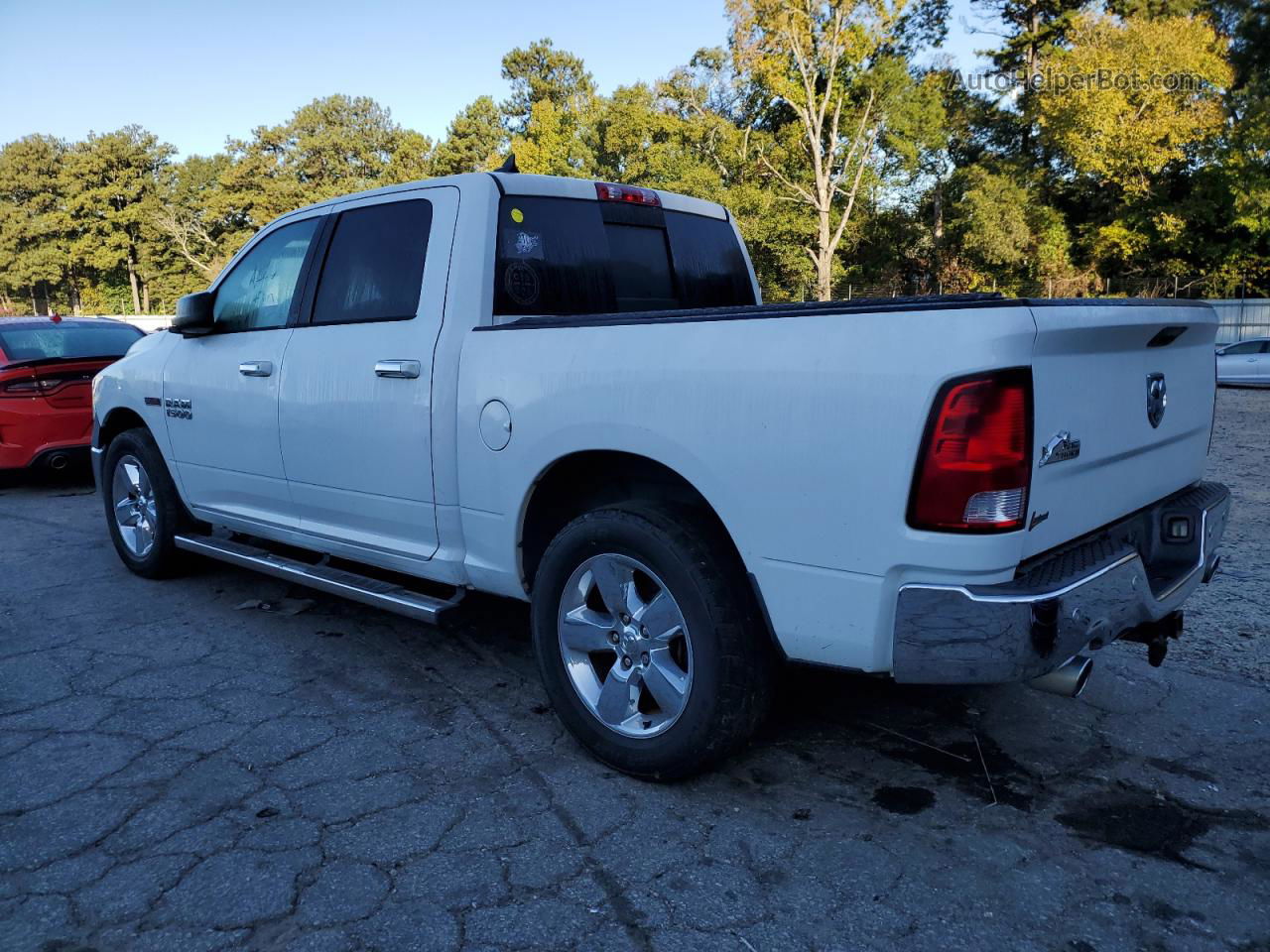 2015 Ram 1500 Slt White vin: 1C6RR6LM0FS581390