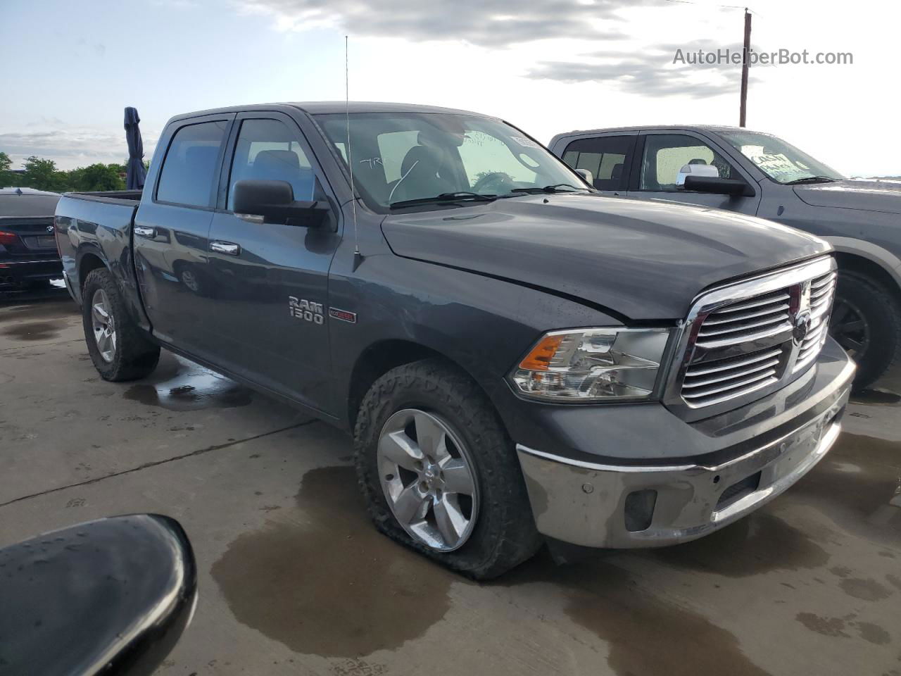 2015 Ram 1500 Slt Gray vin: 1C6RR6LMXFS676913