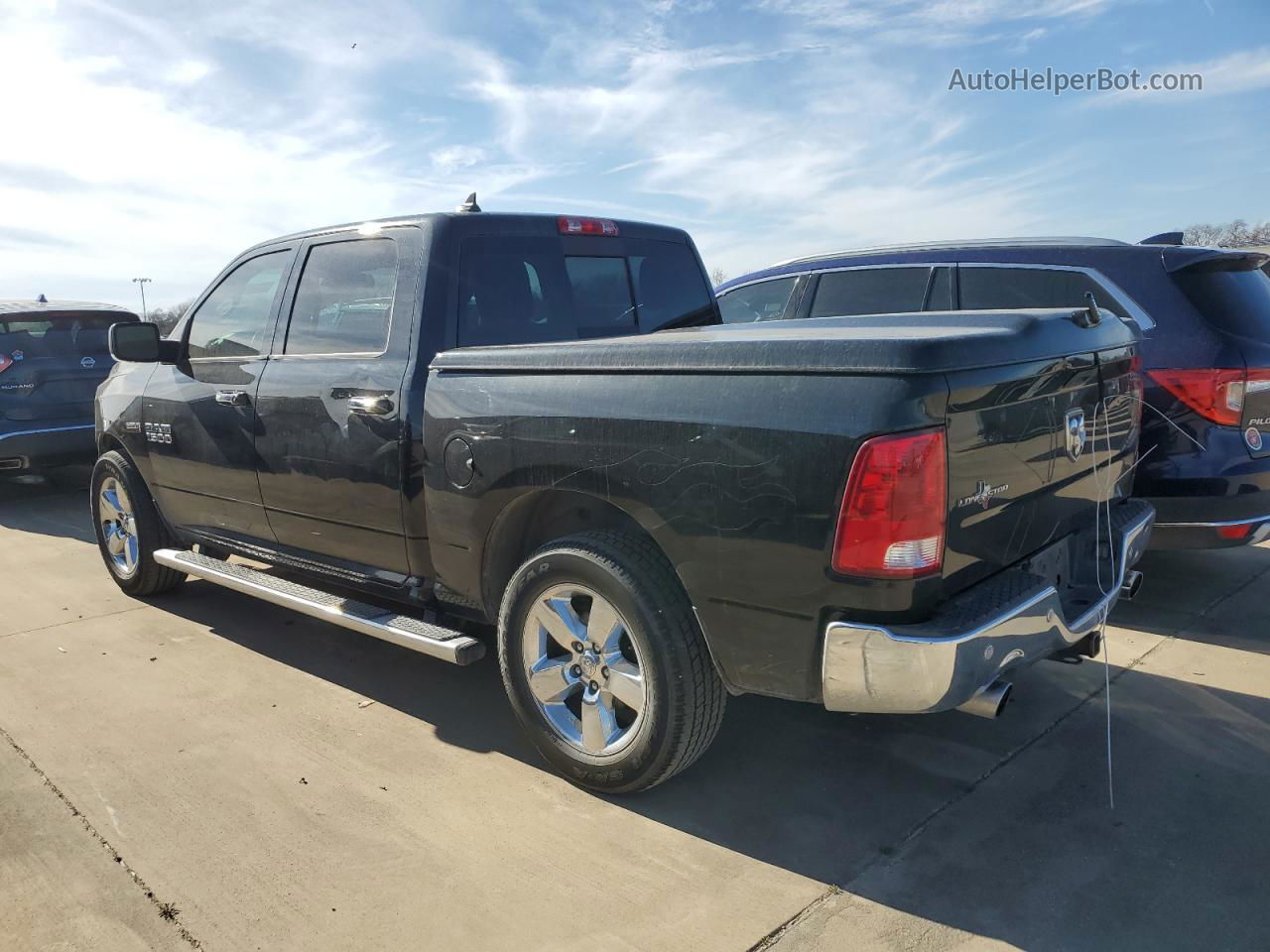 2015 Ram 1500 Slt Black vin: 1C6RR6LT0FS770144