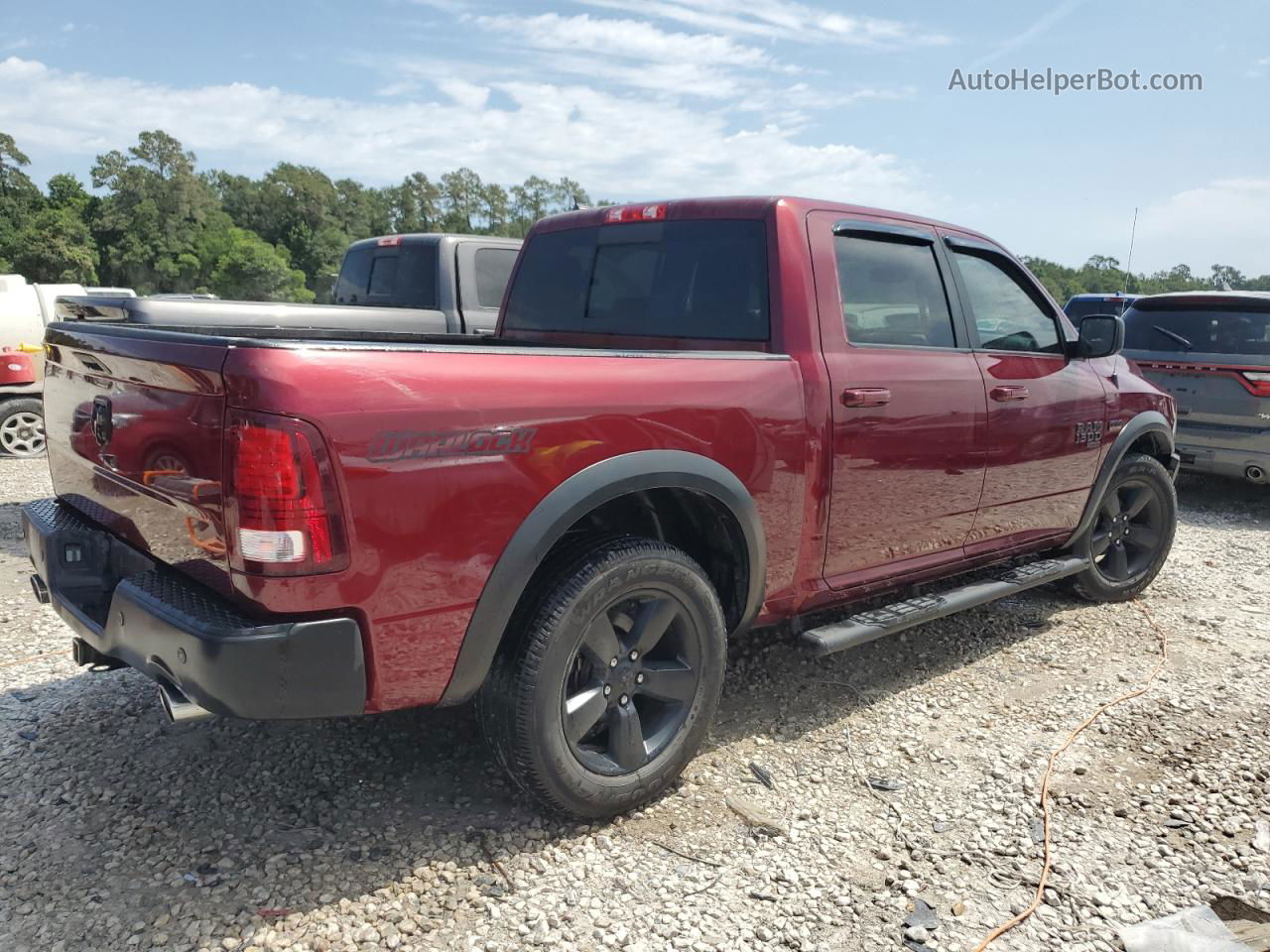 2019 Ram 1500 Classic Slt Burgundy vin: 1C6RR6LT0KS697822