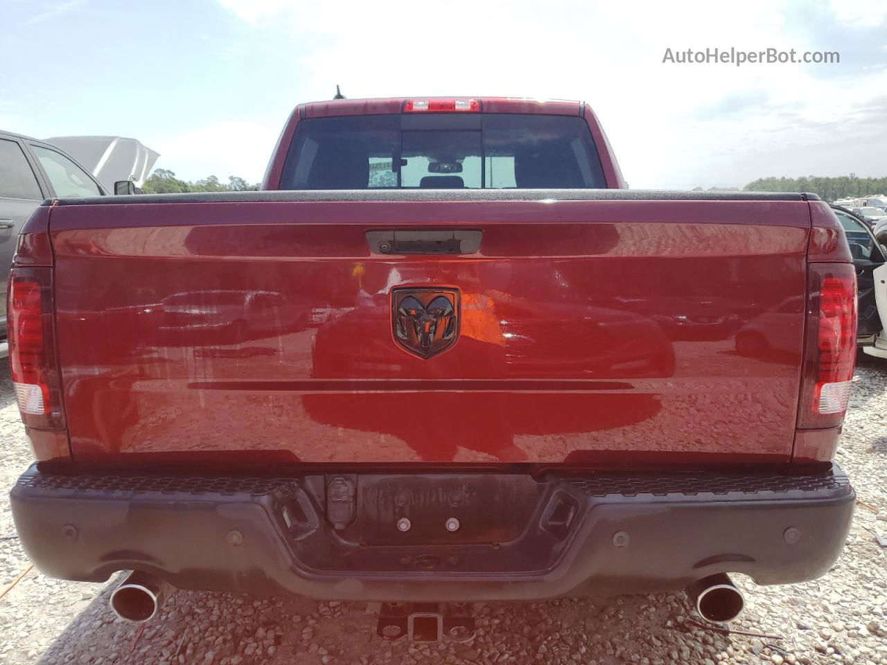 2019 Ram 1500 Classic Slt Burgundy vin: 1C6RR6LT0KS697822