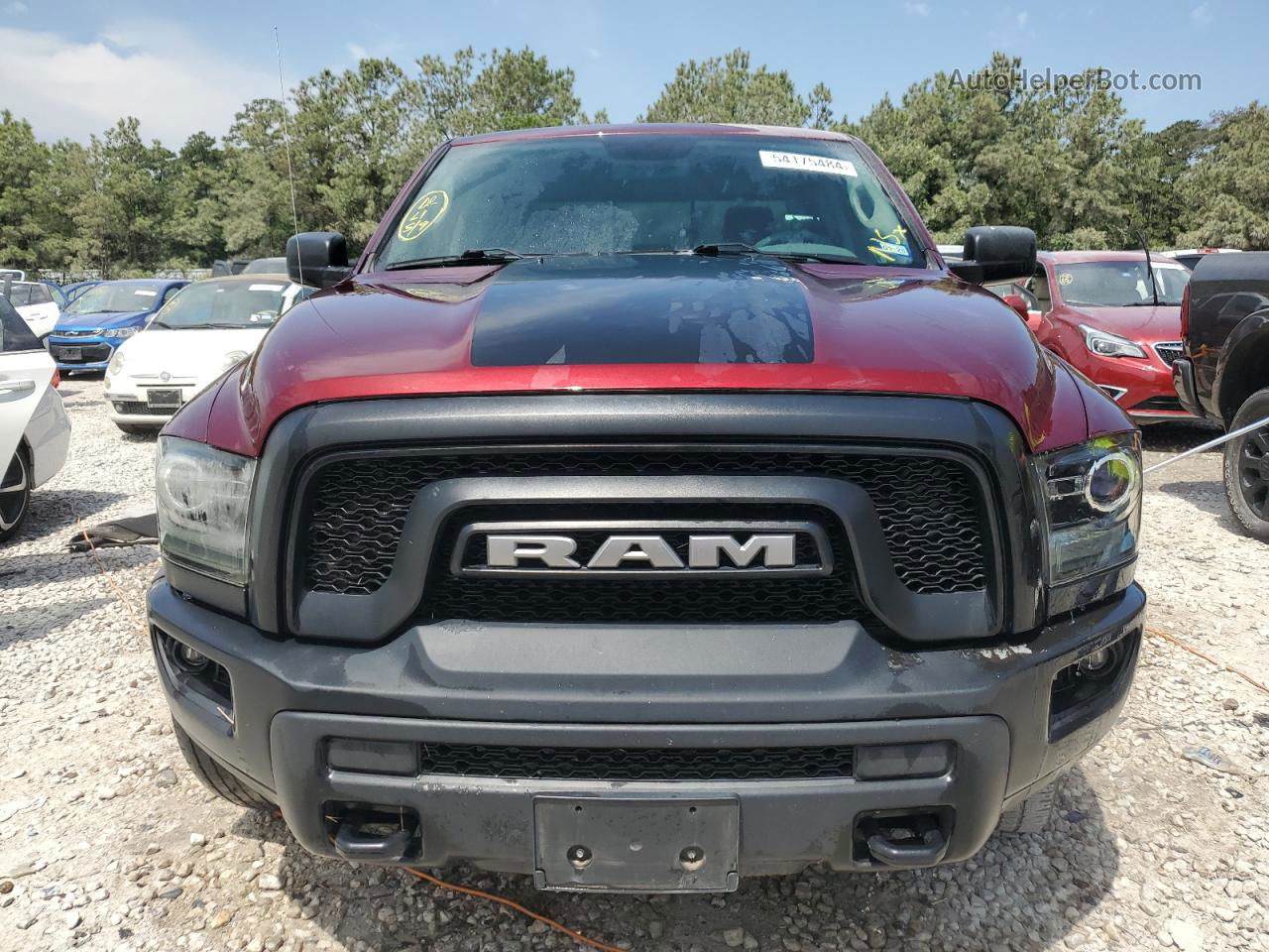 2019 Ram 1500 Classic Slt Burgundy vin: 1C6RR6LT0KS697822