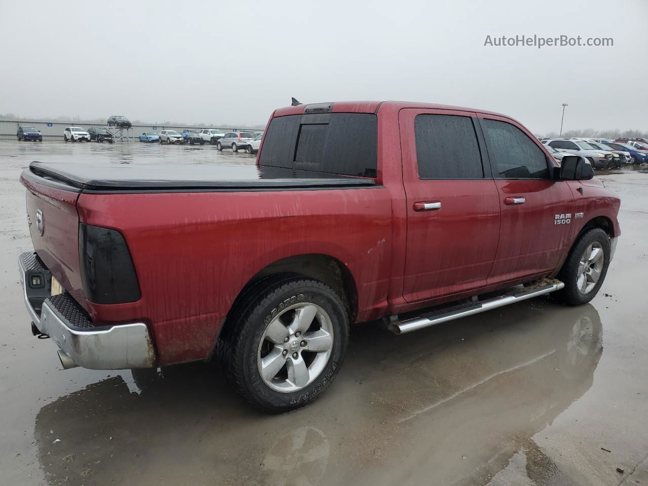 2014 Ram 1500 Slt Бордовый vin: 1C6RR6LT1ES259413