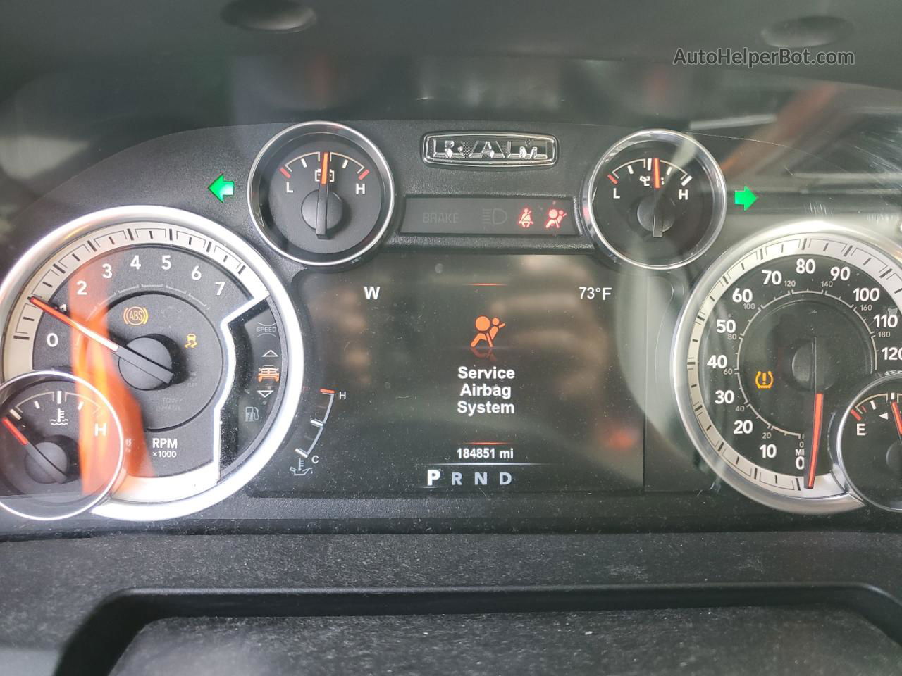 2015 Ram 1500 Slt Серый vin: 1C6RR6LT1FS553766