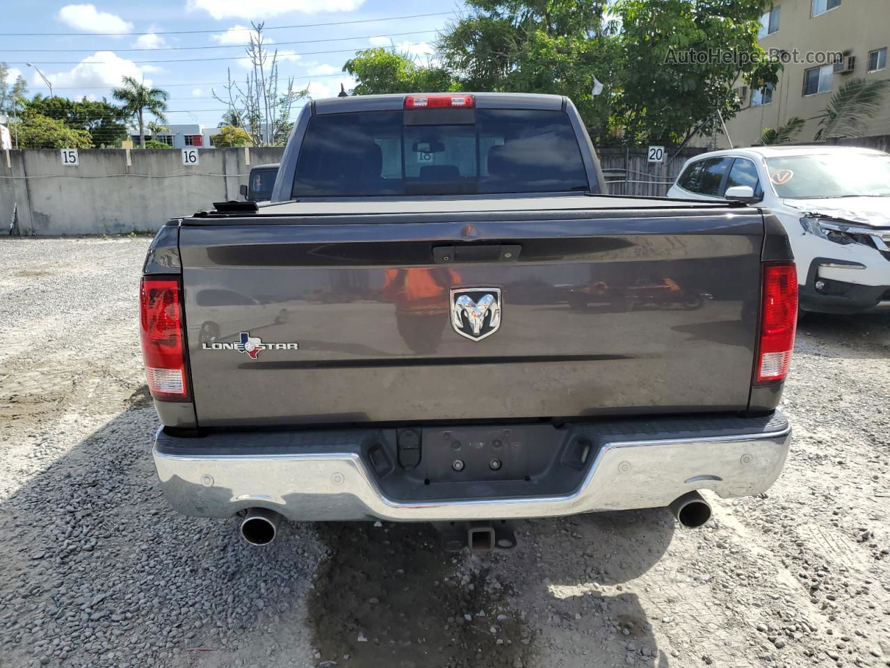 2015 Ram 1500 Slt Серый vin: 1C6RR6LT1FS553766