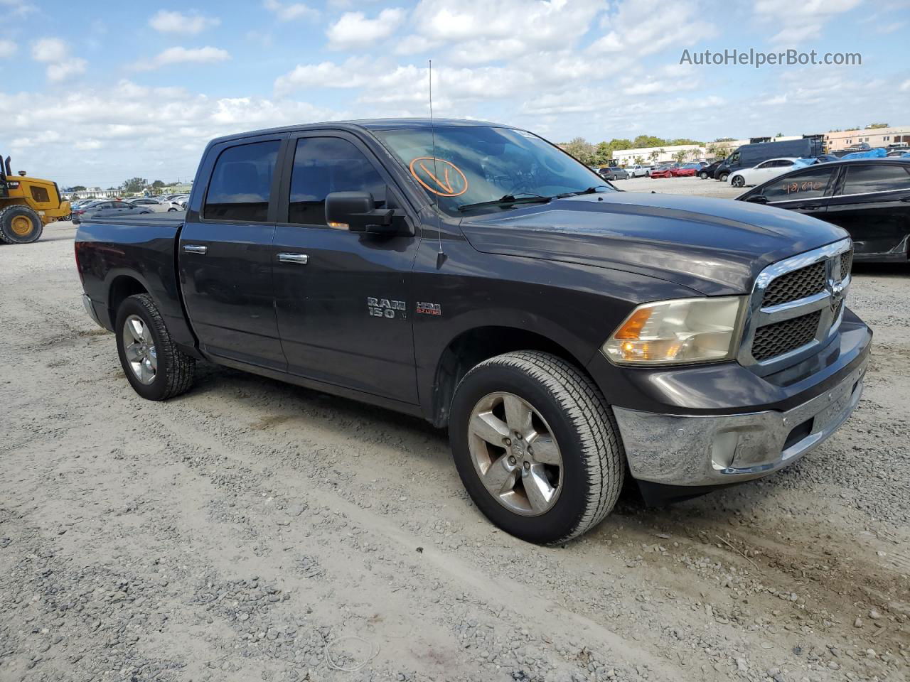 2015 Ram 1500 Slt Gray vin: 1C6RR6LT1FS553766