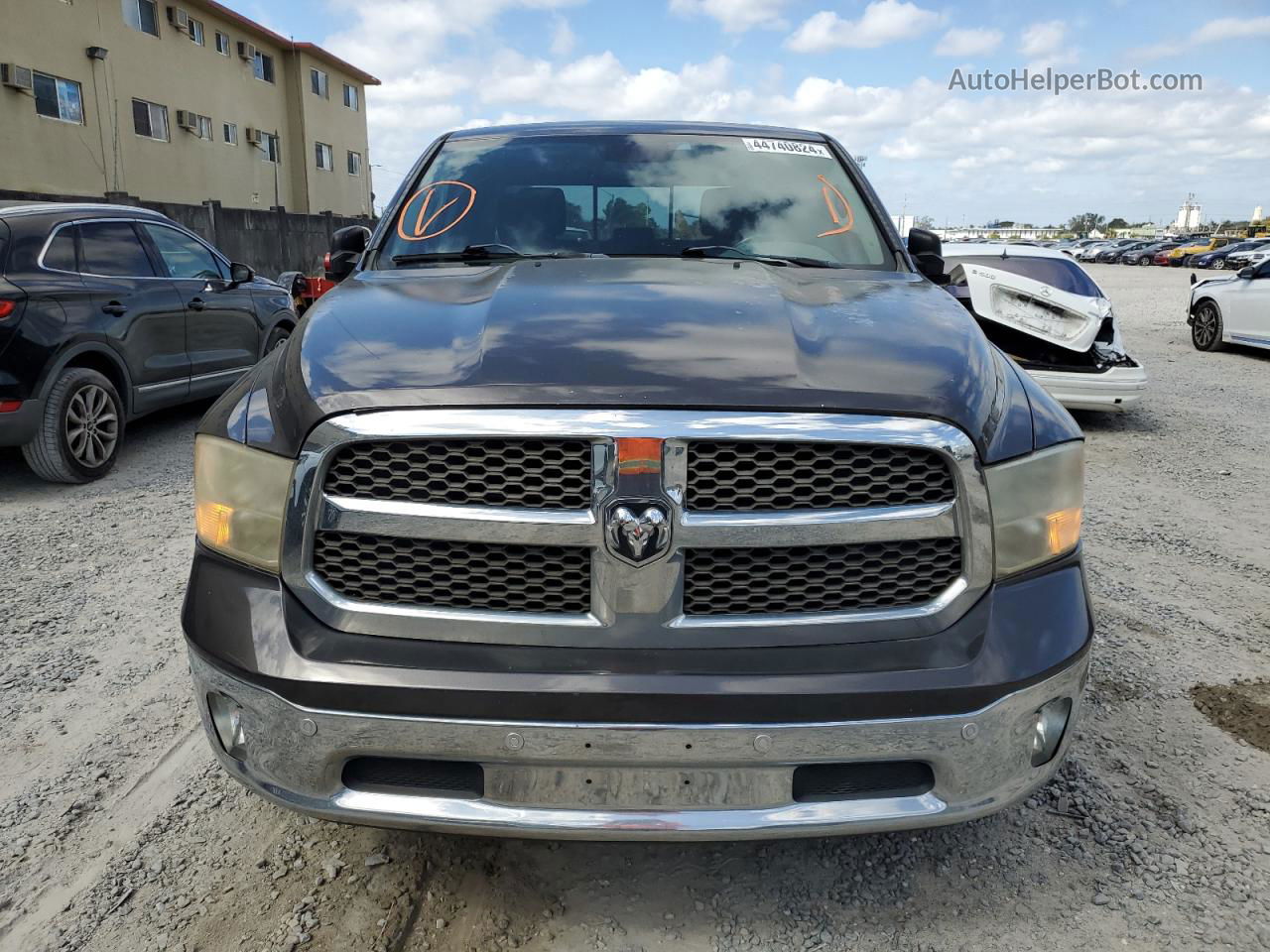 2015 Ram 1500 Slt Gray vin: 1C6RR6LT1FS553766