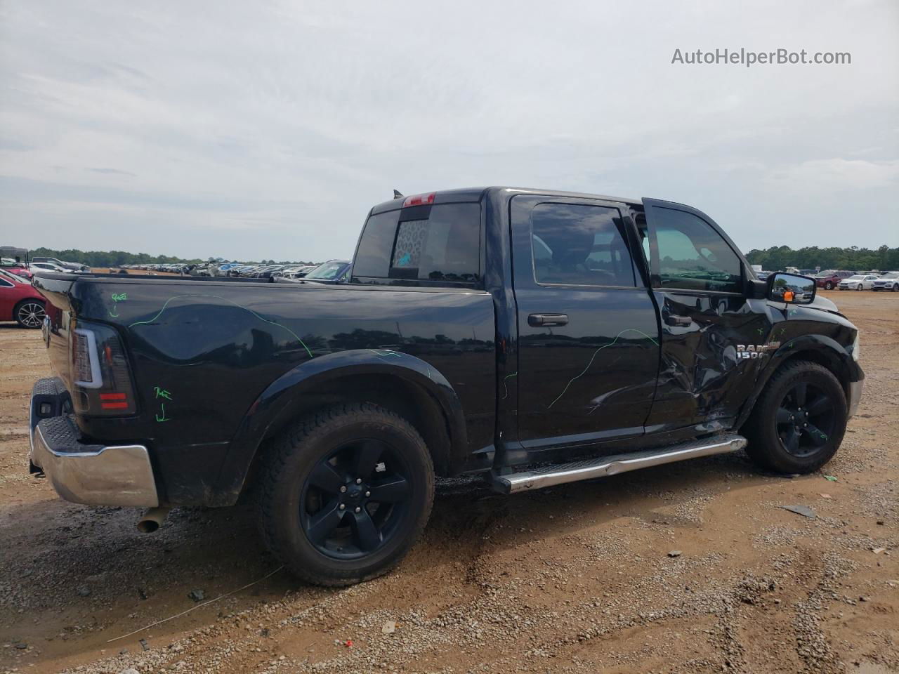 2015 Ram 1500 Slt Black vin: 1C6RR6LT1FS685961