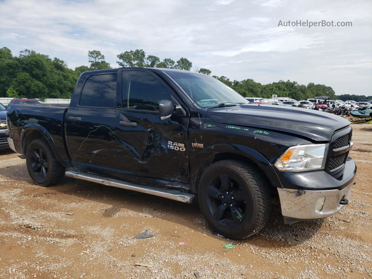 2015 Ram 1500 Slt Black vin: 1C6RR6LT1FS685961