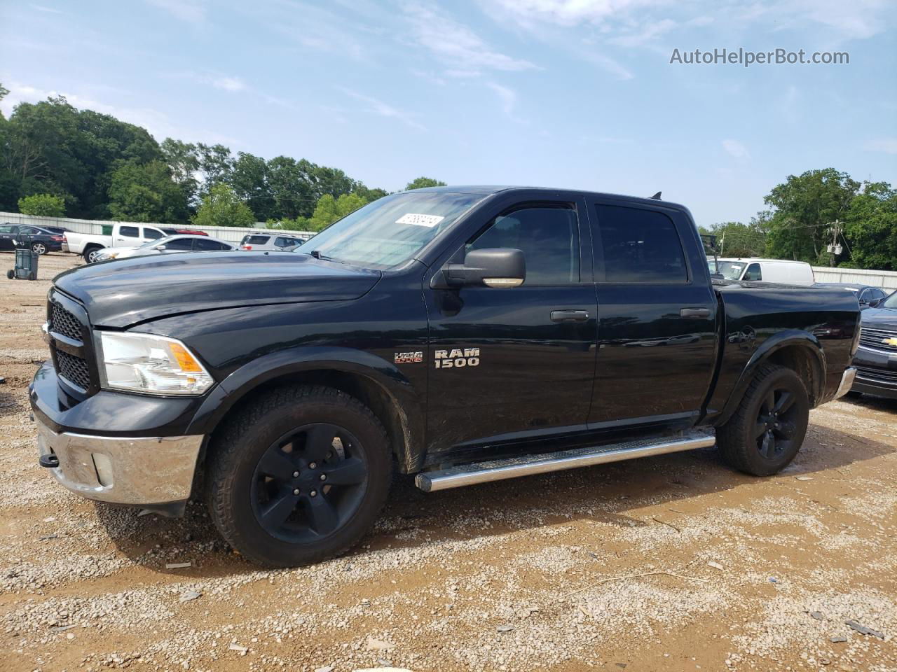 2015 Ram 1500 Slt Black vin: 1C6RR6LT1FS685961