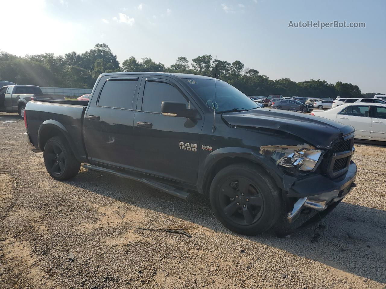 2015 Ram 1500 Slt Black vin: 1C6RR6LT2FS675732