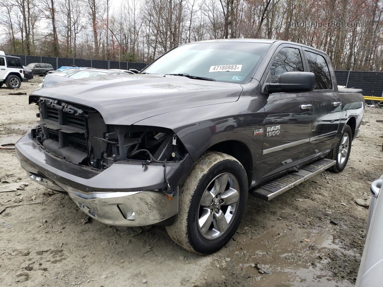 2015 Ram 1500 Slt Gray vin: 1C6RR6LT3FS623672