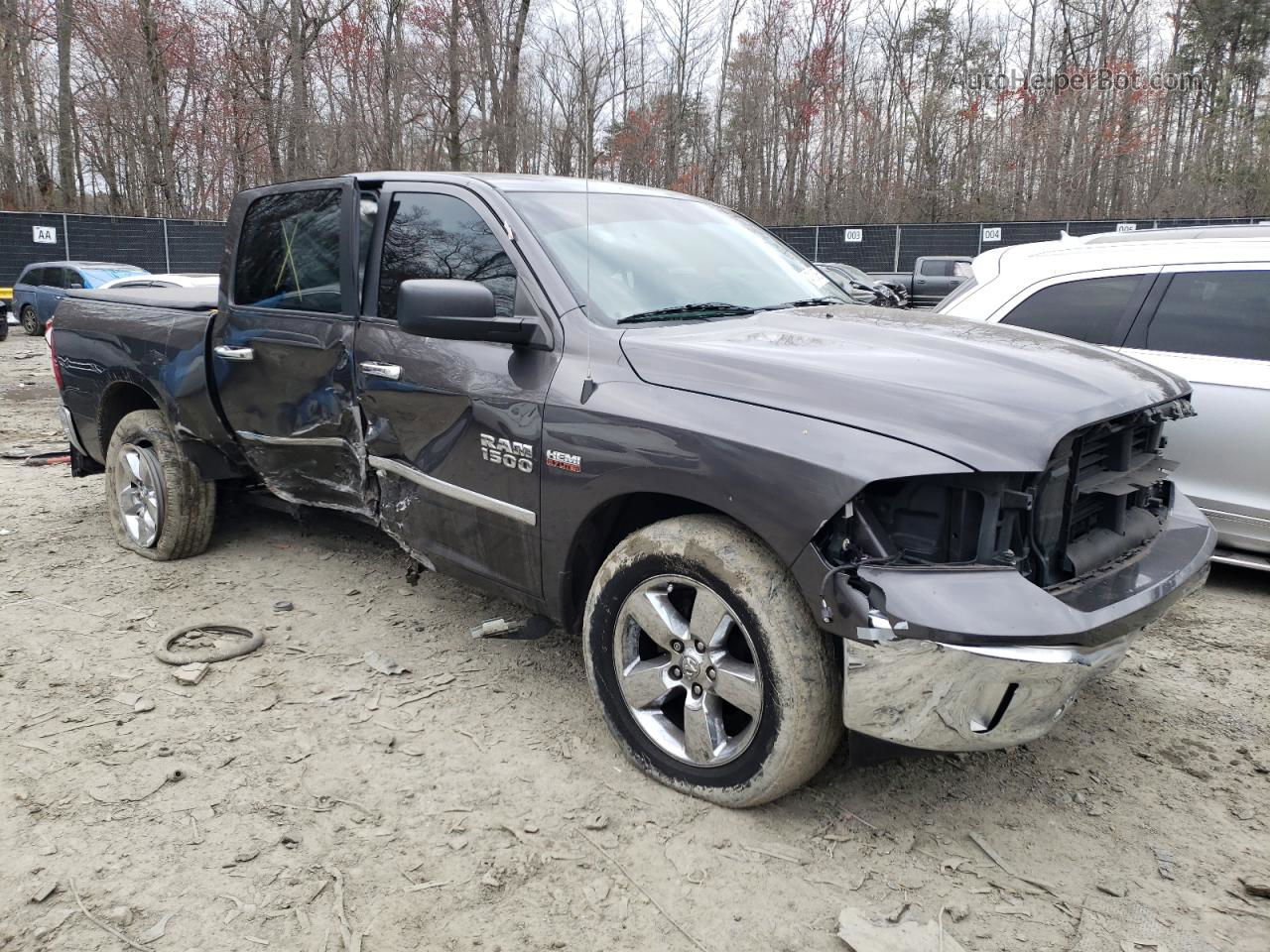 2015 Ram 1500 Slt Серый vin: 1C6RR6LT3FS623672