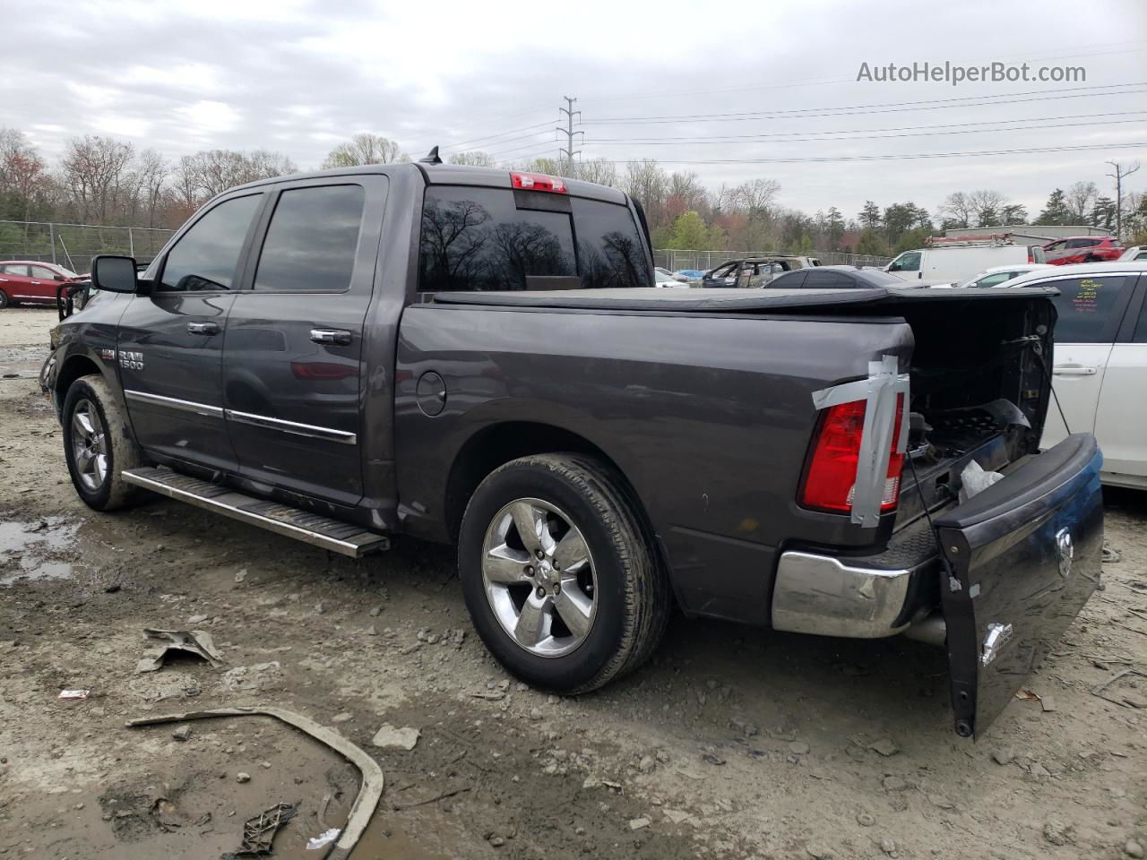 2015 Ram 1500 Slt Gray vin: 1C6RR6LT3FS623672