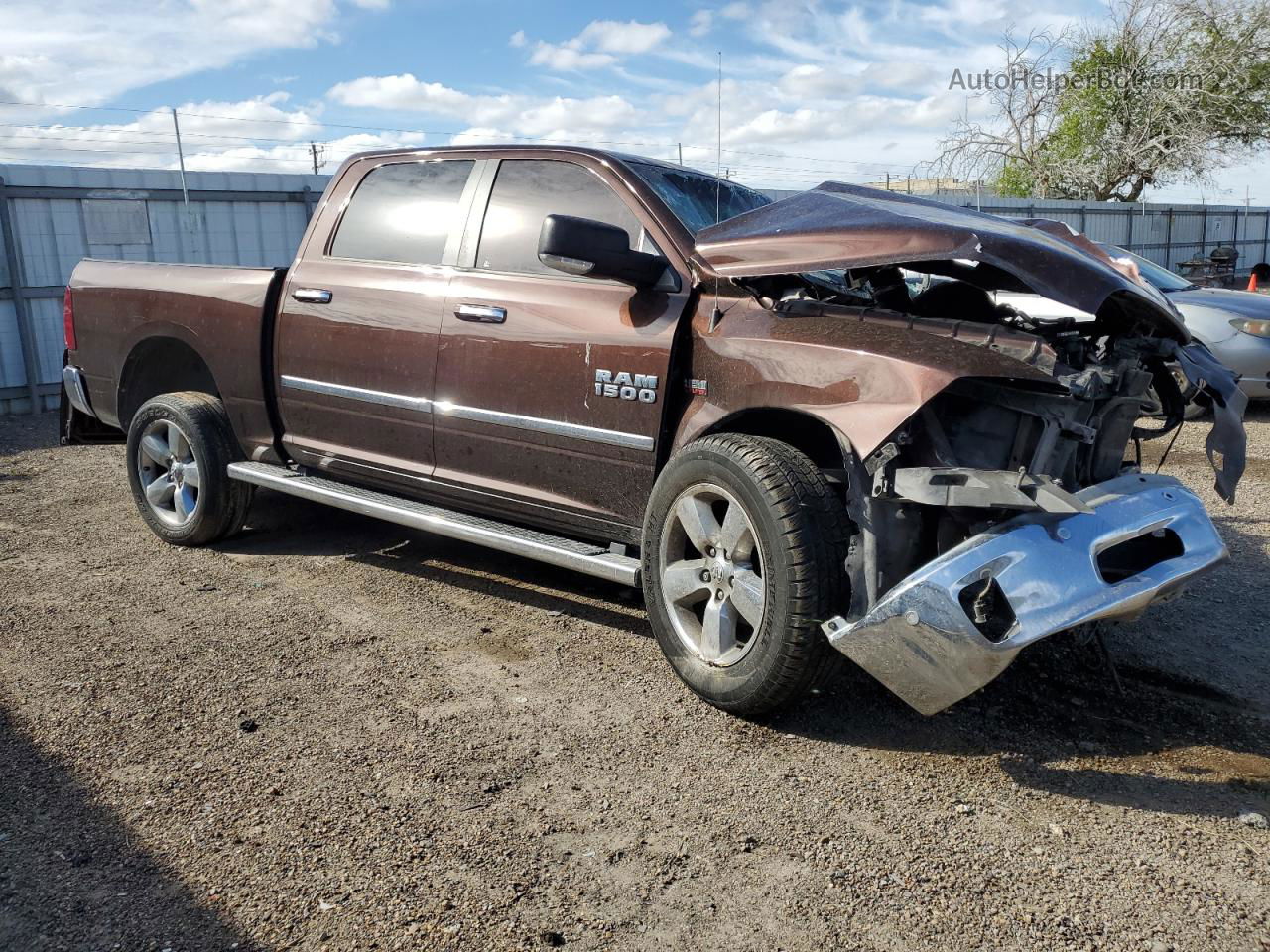 2015 Ram 1500 Slt Коричневый vin: 1C6RR6LT3FS729264