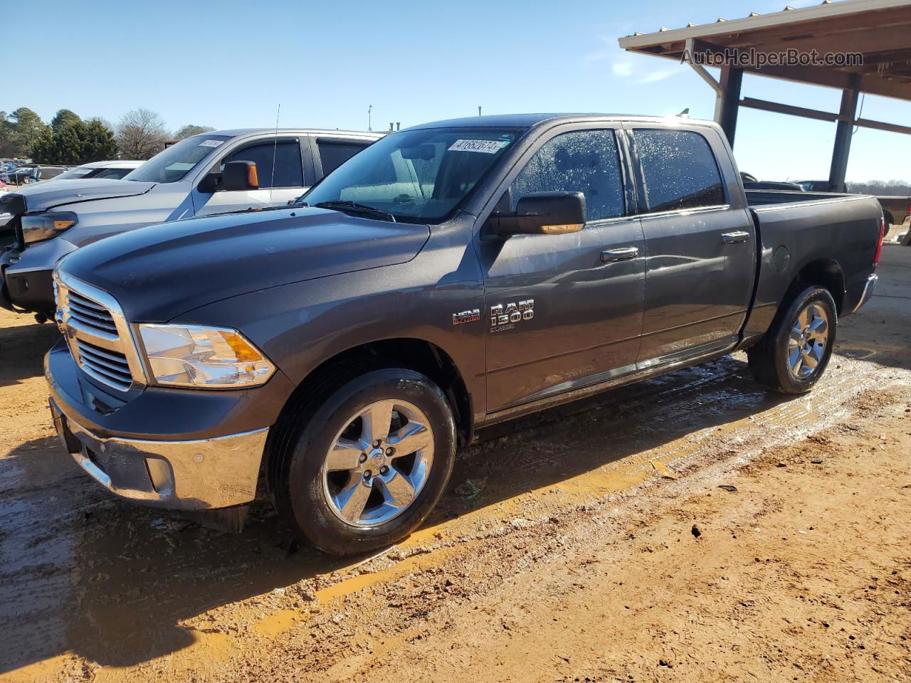 2019 Ram 1500 Classic Slt Gray vin: 1C6RR6LT3KS594636