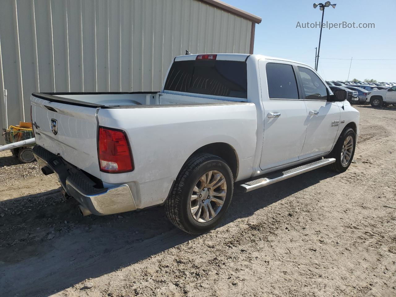 2015 Ram 1500 Slt White vin: 1C6RR6LT4FS651464