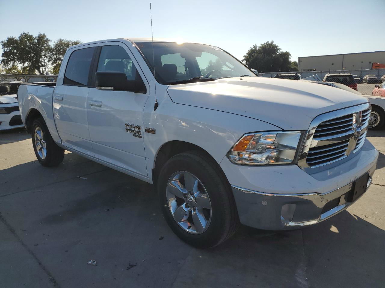 2019 Ram 1500 Classic Slt Белый vin: 1C6RR6LT4KS600928