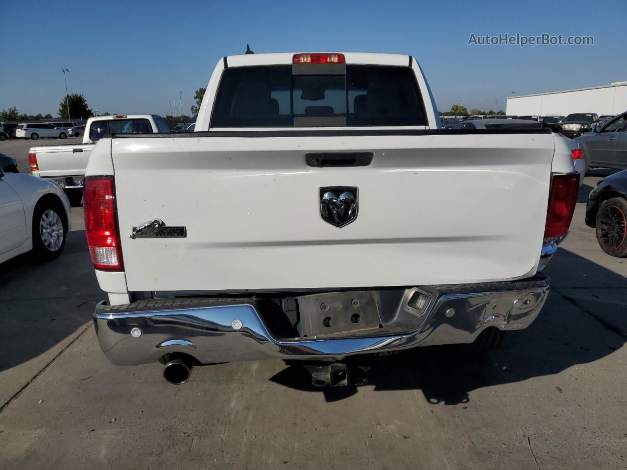 2019 Ram 1500 Classic Slt Белый vin: 1C6RR6LT4KS600928