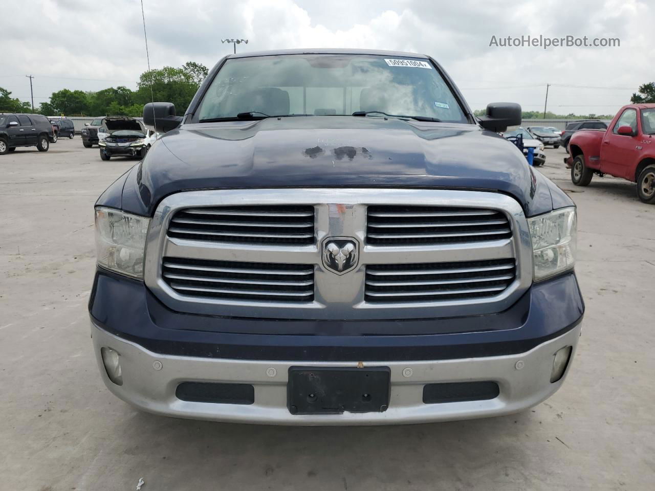 2015 Ram 1500 Slt Синий vin: 1C6RR6LT5FS501573