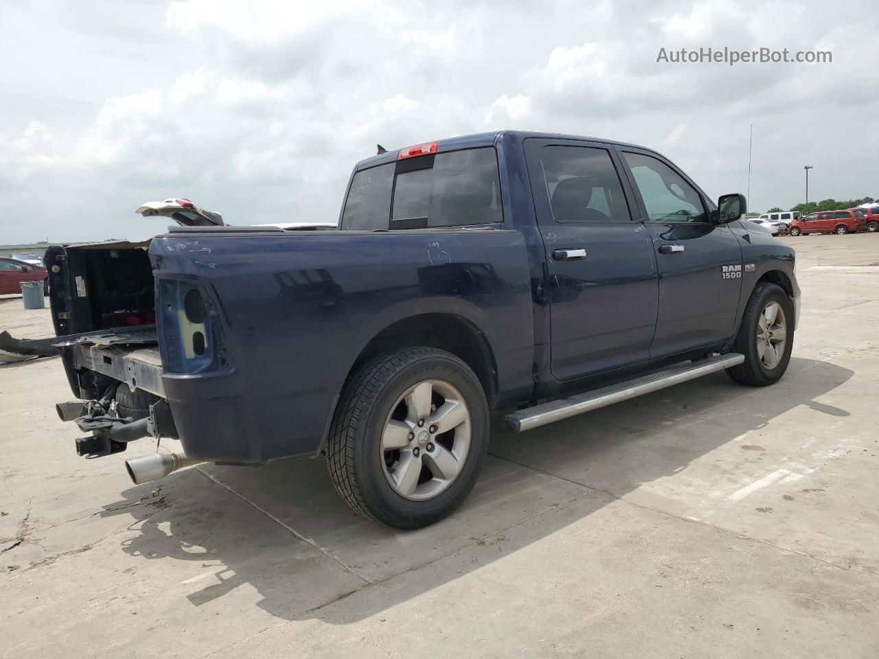 2015 Ram 1500 Slt Синий vin: 1C6RR6LT5FS501573