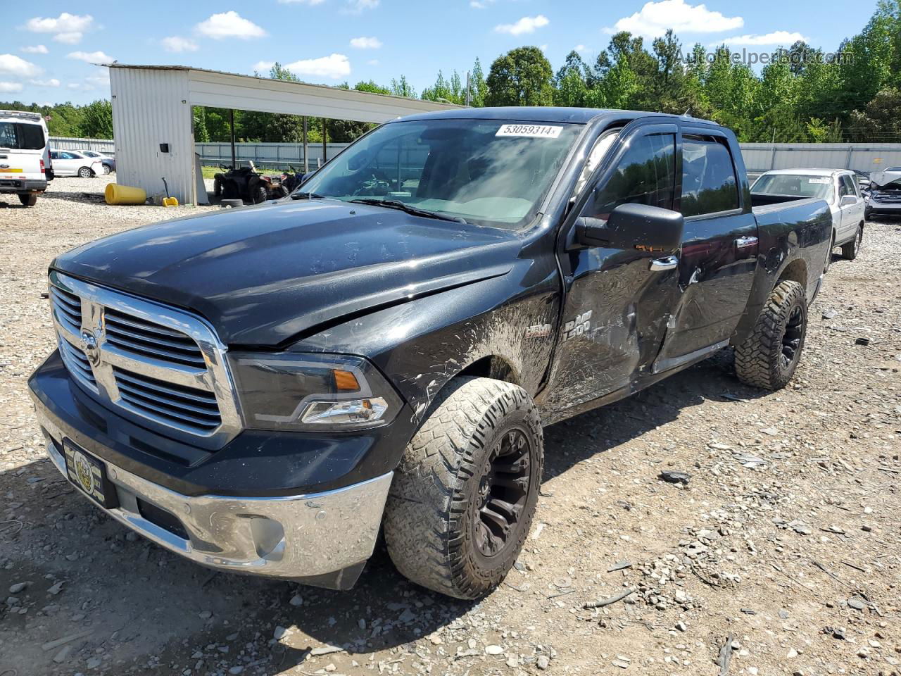 2015 Ram 1500 Slt Black vin: 1C6RR6LT5FS762007