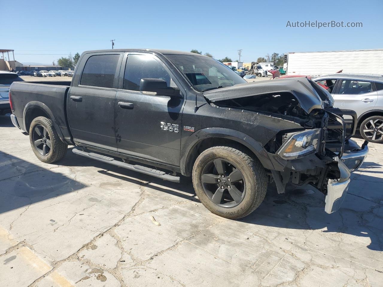 2015 Ram 1500 Slt Black vin: 1C6RR6LT6FS675426