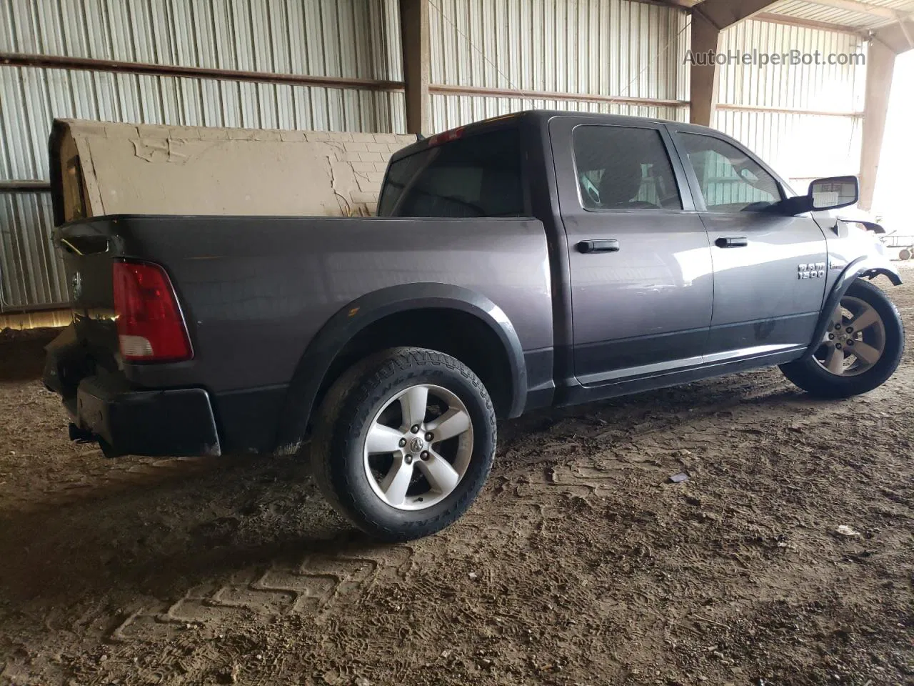 2015 Ram 1500 Slt Серый vin: 1C6RR6LT6FS692324