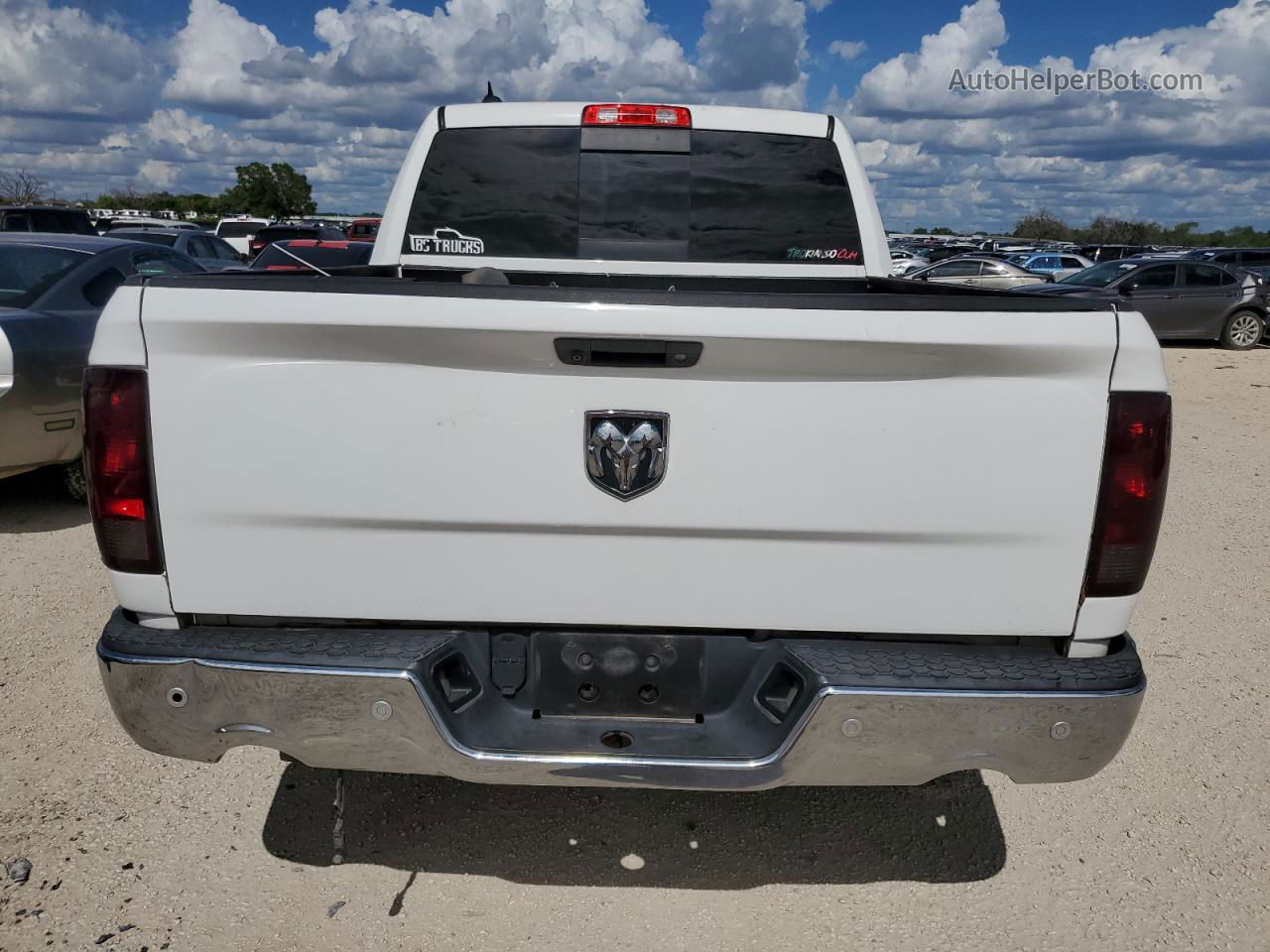 2015 Ram 1500 Slt White vin: 1C6RR6LT6FS692887