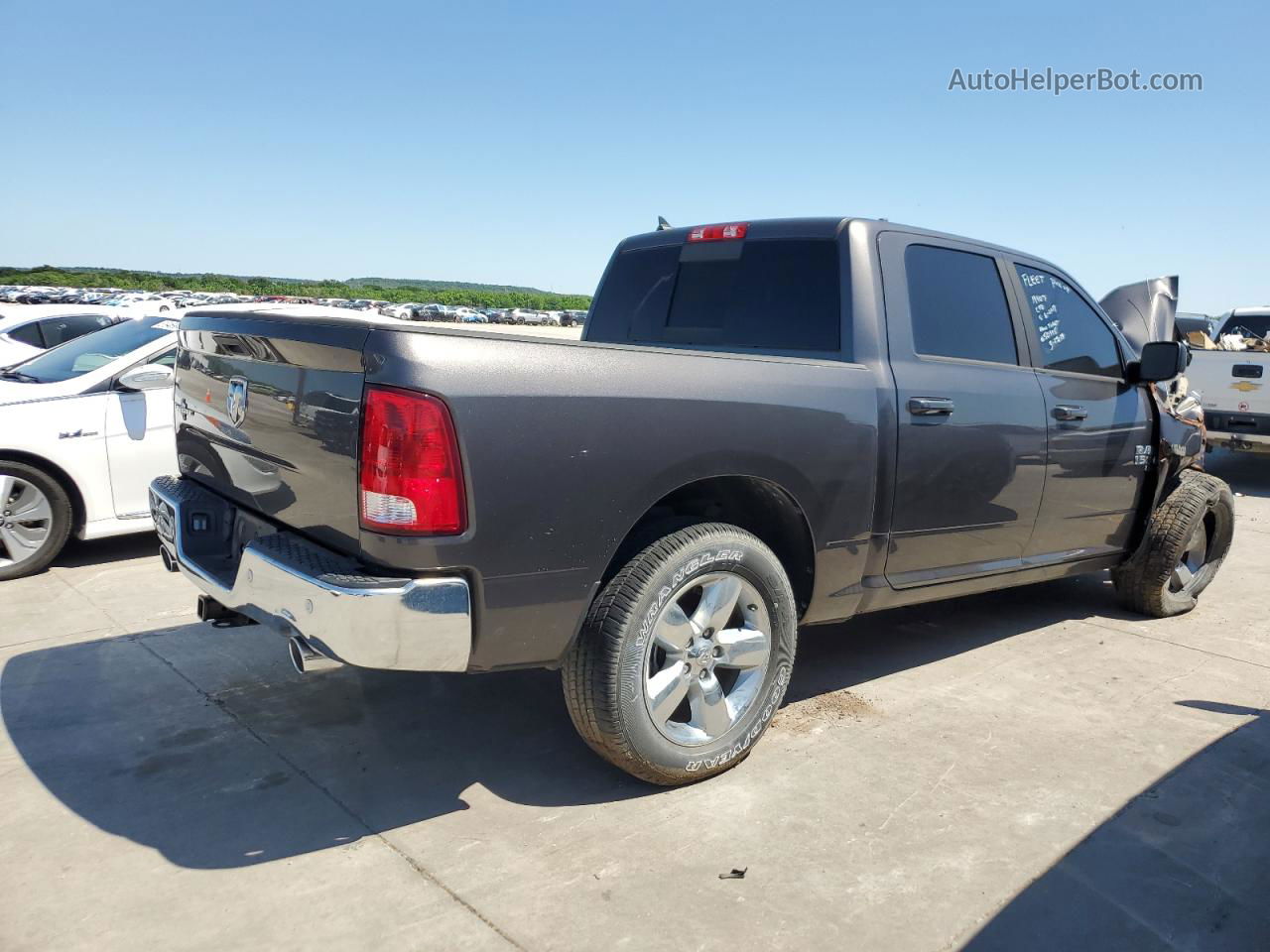 2019 Ram 1500 Classic Slt Gray vin: 1C6RR6LT6KS540201