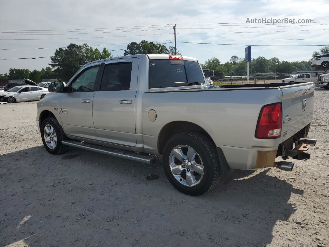 2014 Ram 1500 Slt Silver vin: 1C6RR6LT7ES222074