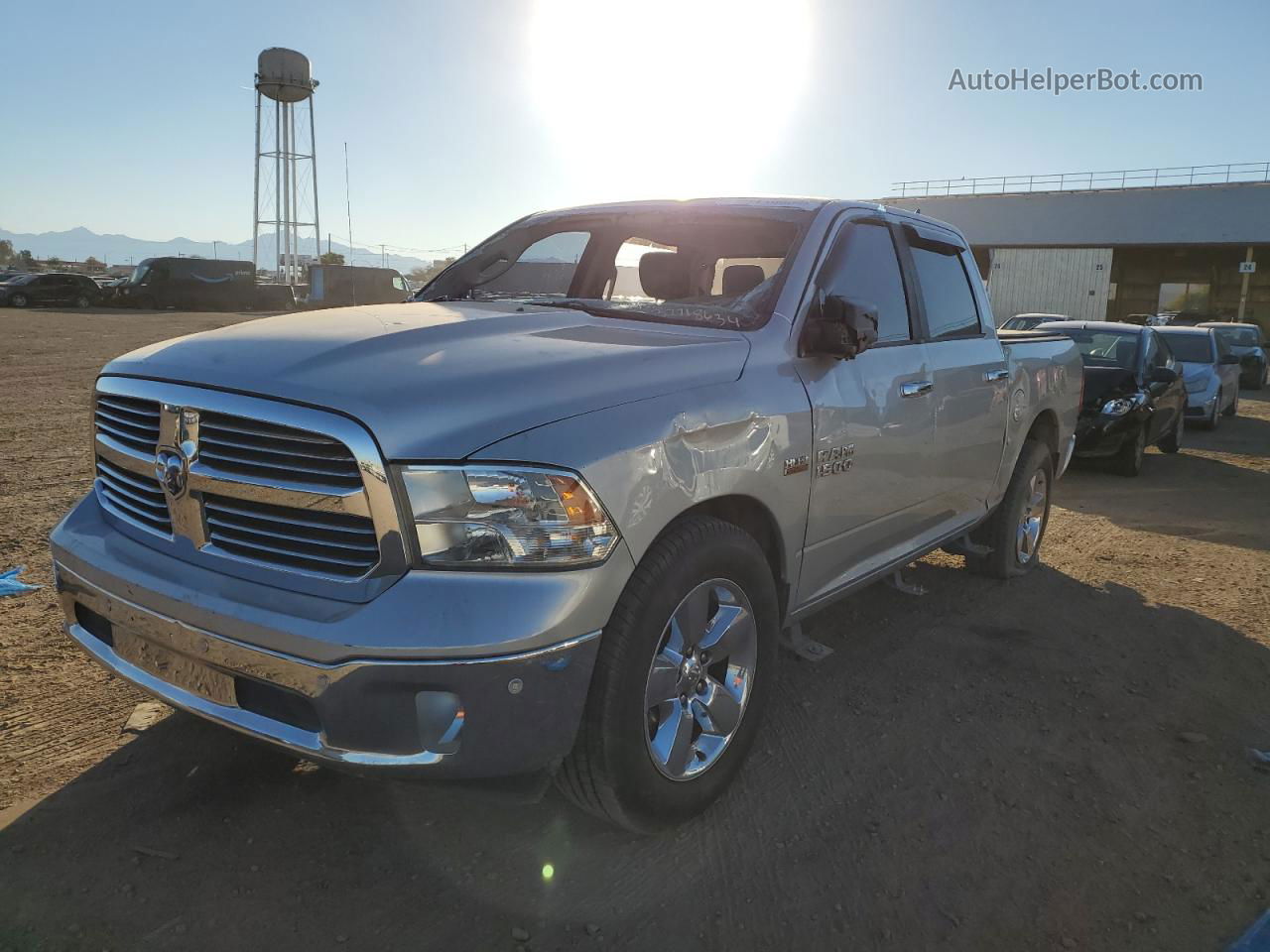 2014 Ram 1500 Slt Silver vin: 1C6RR6LT7ES303706