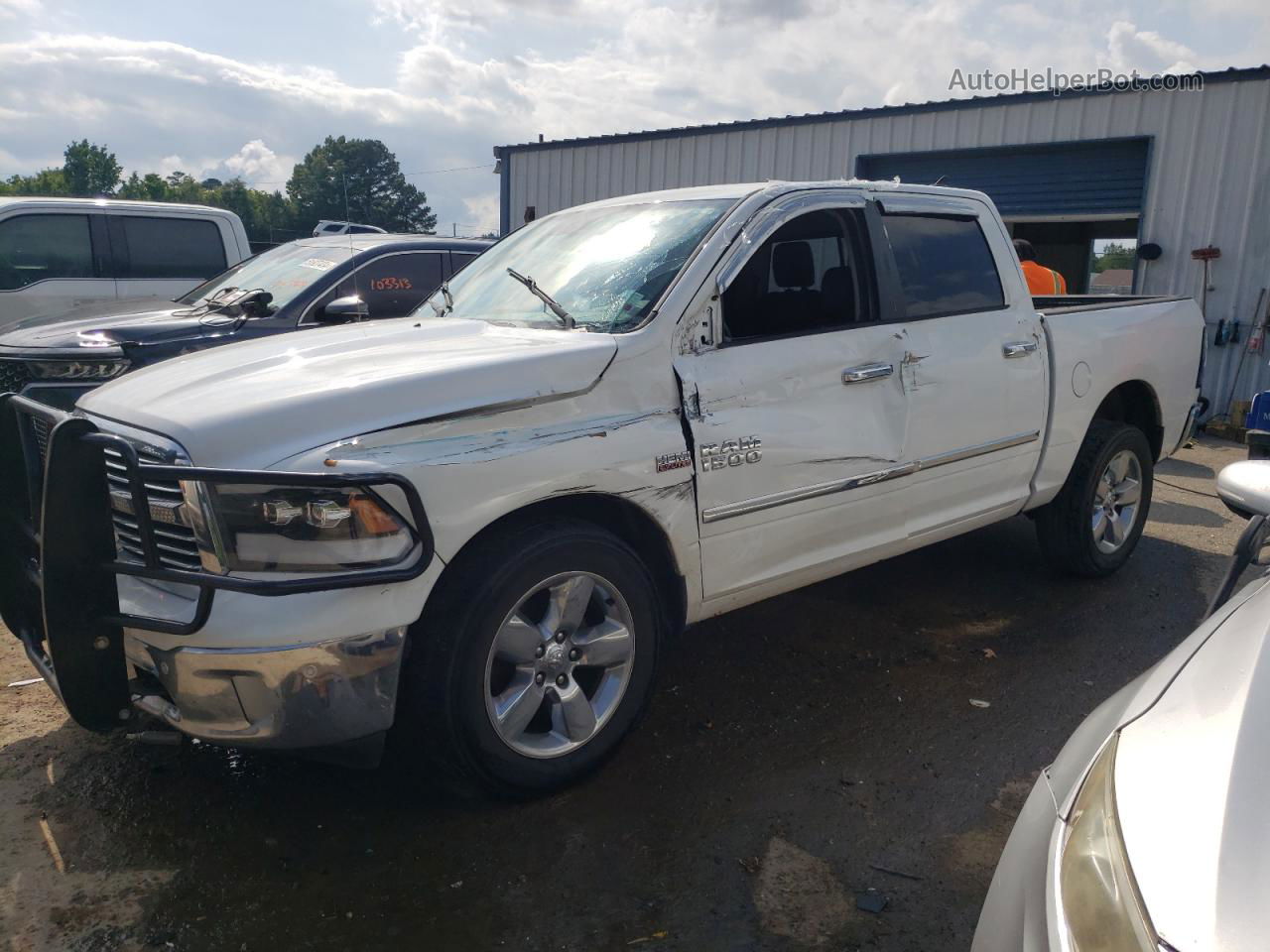 2014 Ram 1500 Slt Белый vin: 1C6RR6LT7ES326466