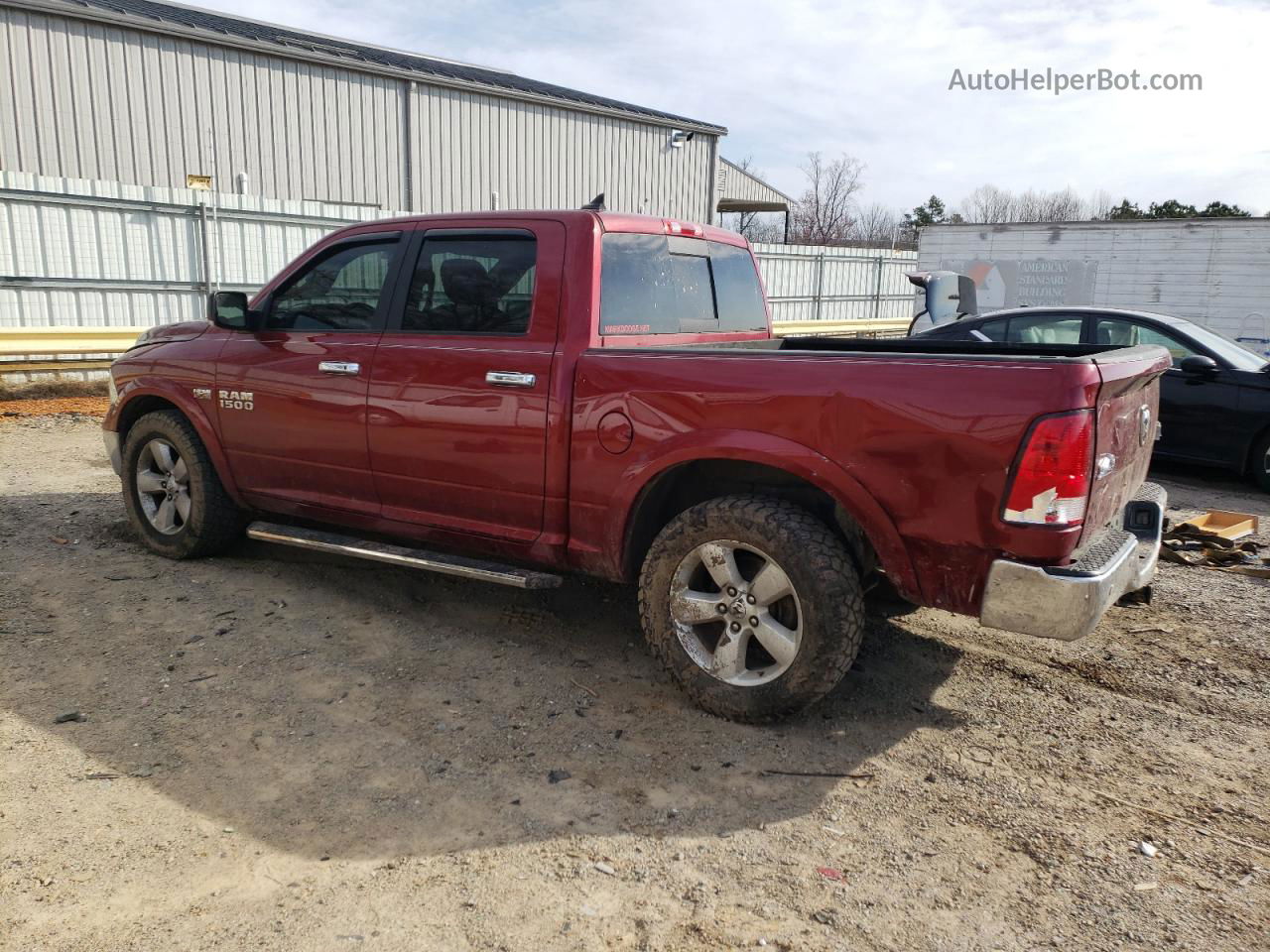 2015 Ram 1500 Slt Maroon vin: 1C6RR6LT7FS630639