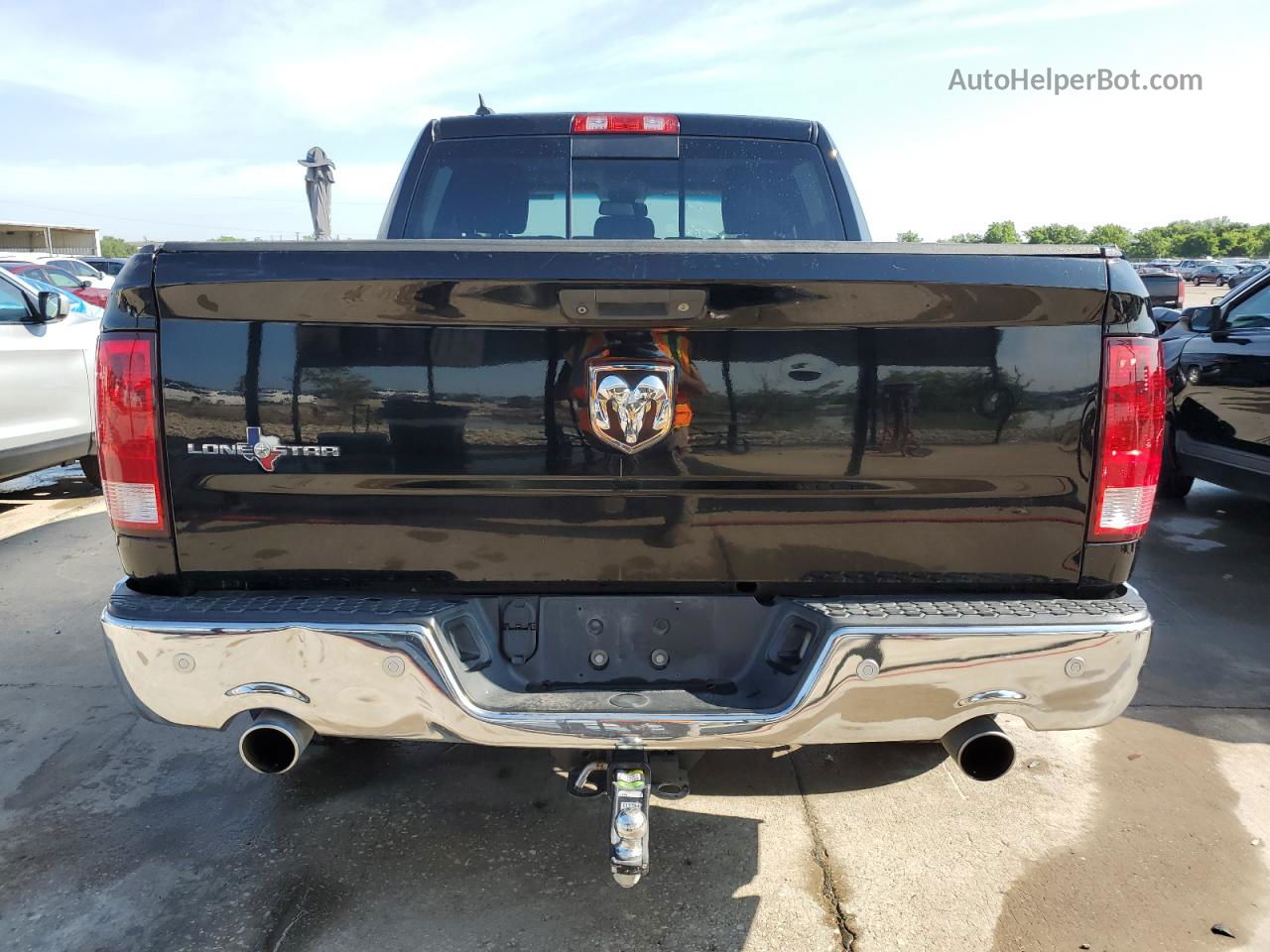 2014 Ram 1500 Slt Black vin: 1C6RR6LT8ES307229