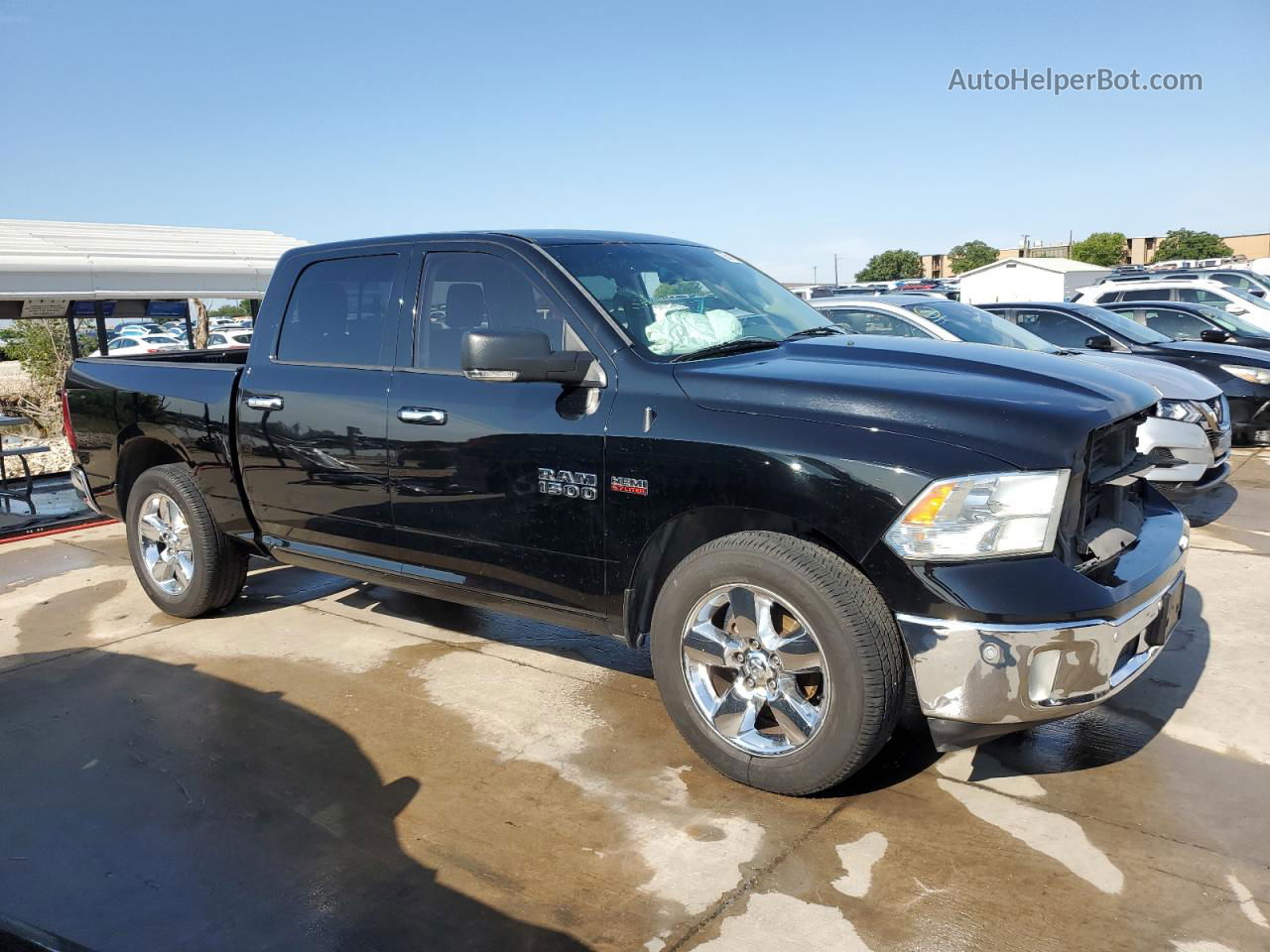 2014 Ram 1500 Slt Black vin: 1C6RR6LT8ES307229