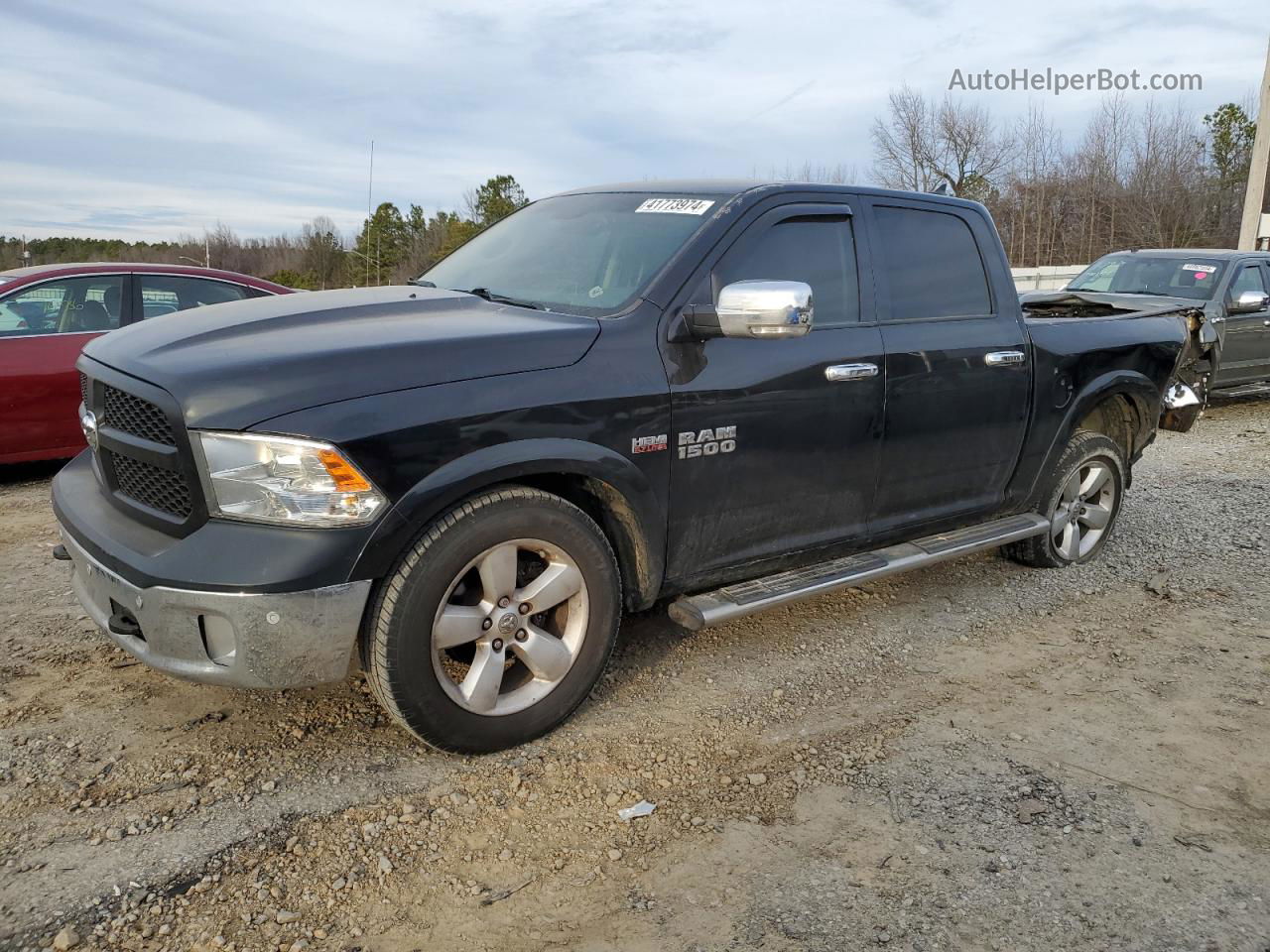 2015 Ram 1500 Slt Black vin: 1C6RR6LT8FS630729