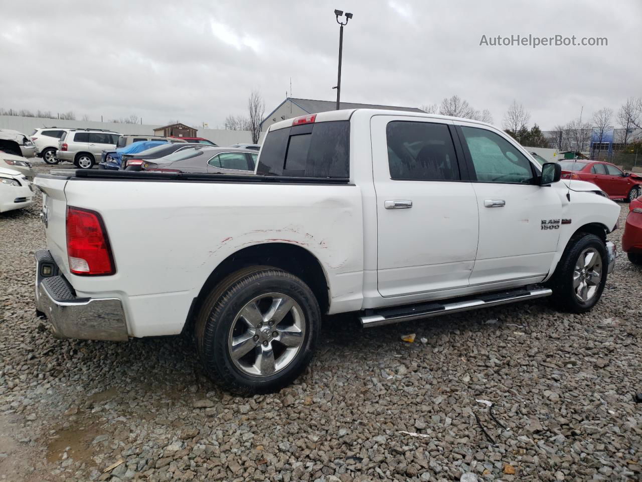 2015 Ram 1500 Slt White vin: 1C6RR6LT8FS703422