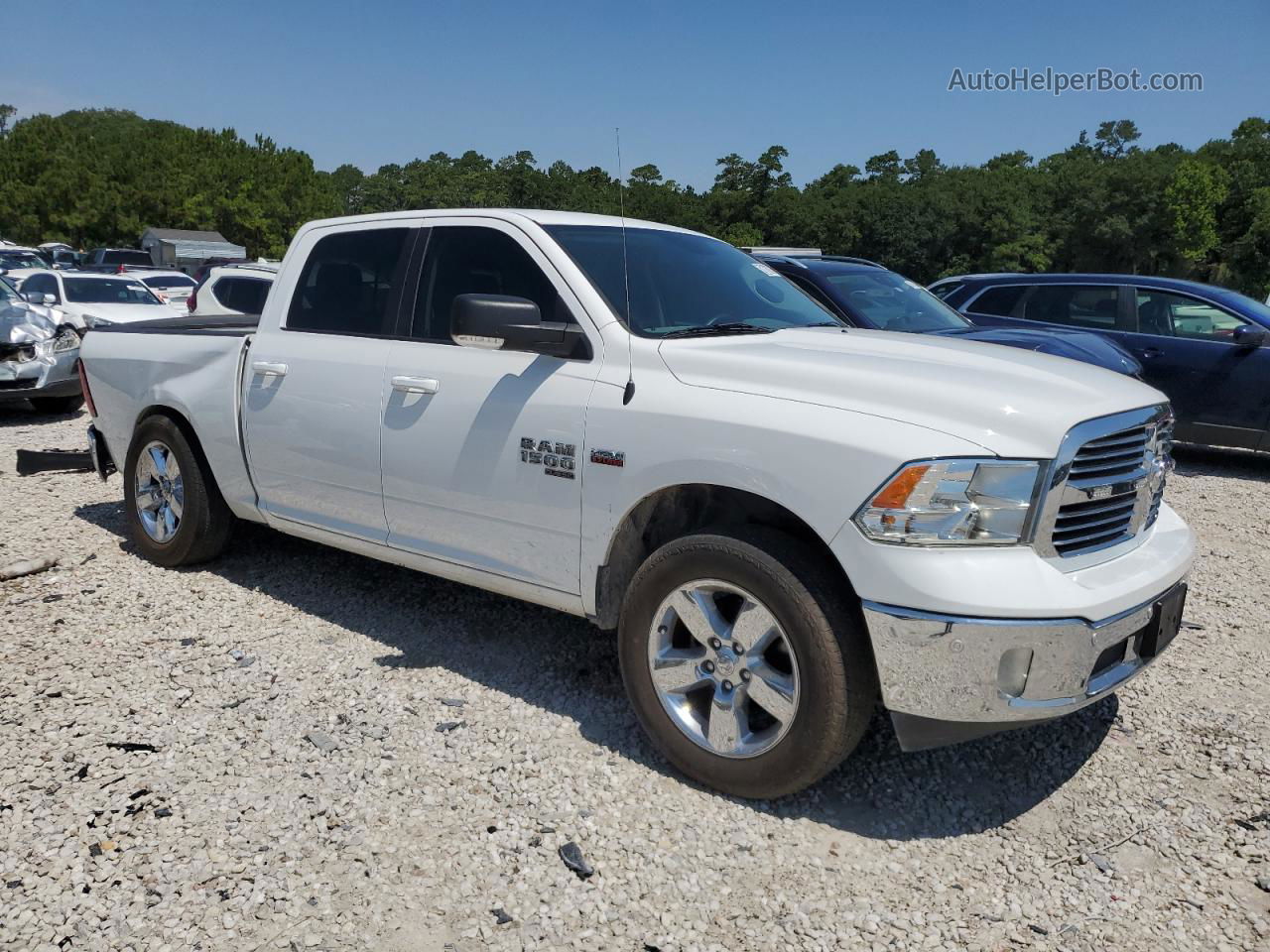 2019 Ram 1500 Classic Slt White vin: 1C6RR6LT8KS521178