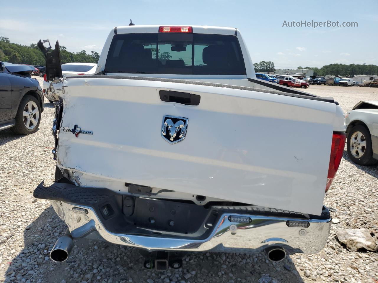 2019 Ram 1500 Classic Slt White vin: 1C6RR6LT8KS521178