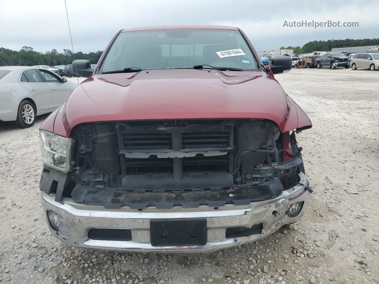 2015 Ram 1500 Slt Red vin: 1C6RR6LT9FS634398