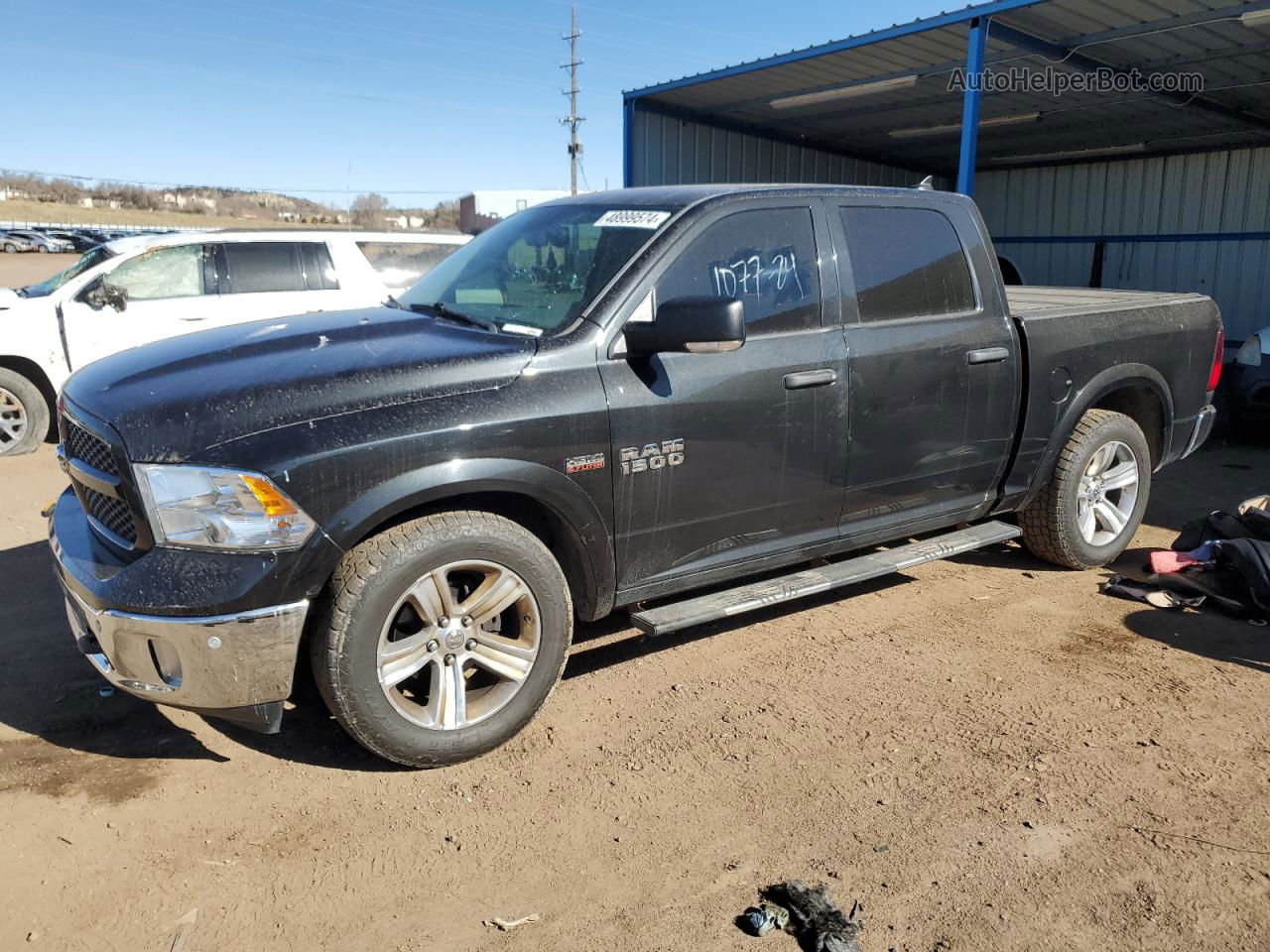 2015 Ram 1500 Slt Black vin: 1C6RR6LTXFS663814