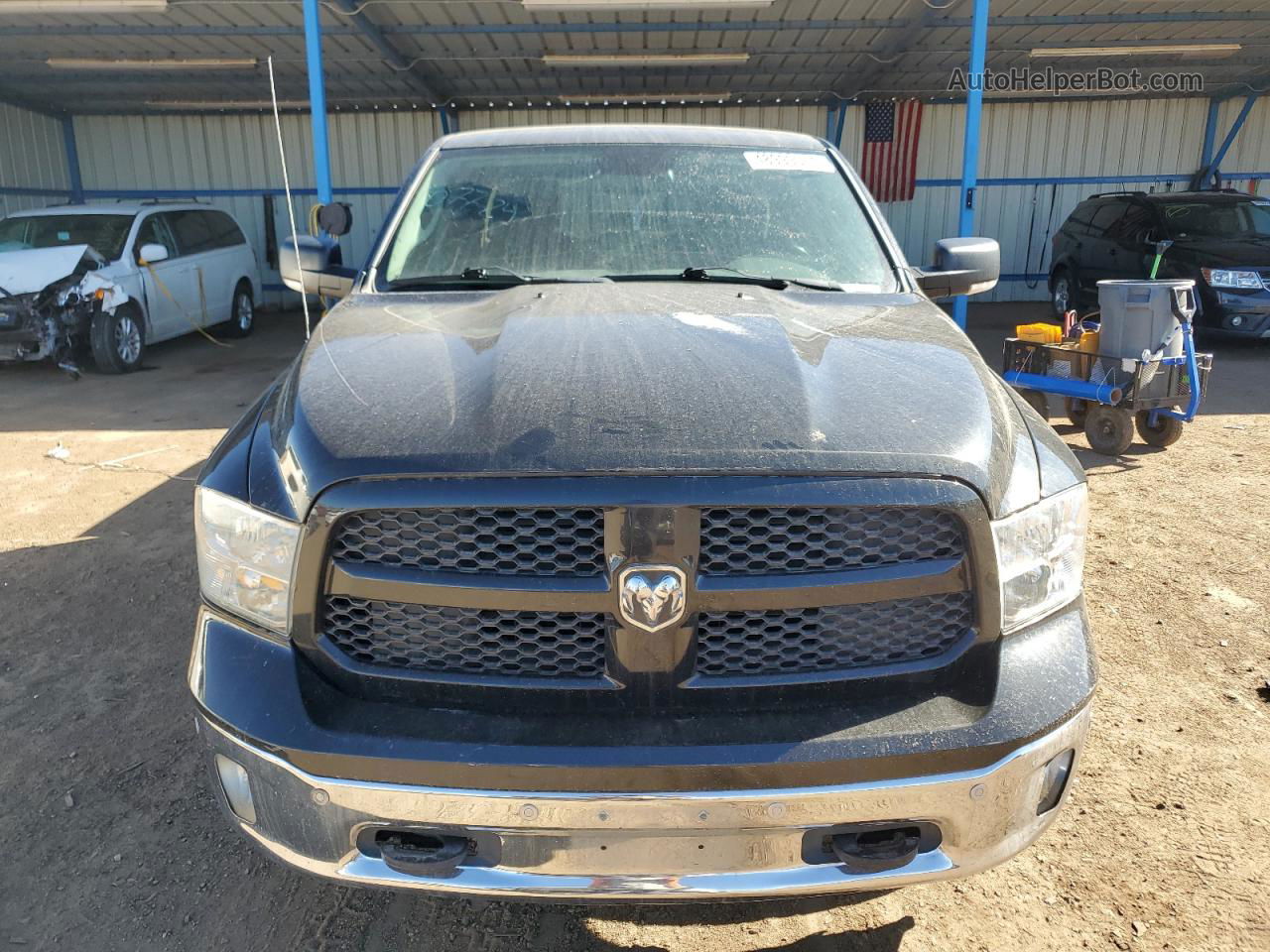 2015 Ram 1500 Slt Black vin: 1C6RR6LTXFS663814