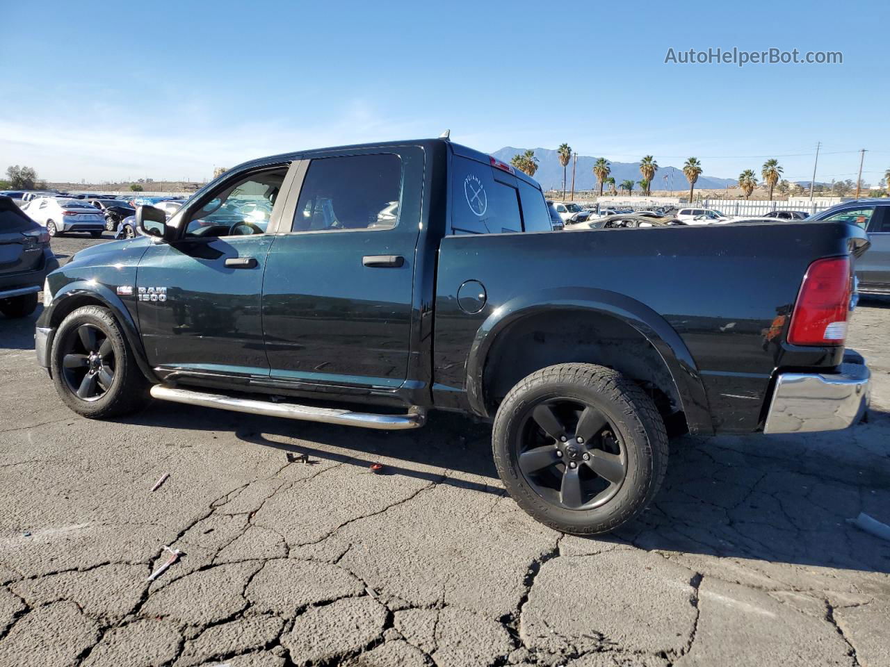 2015 Ram 1500 Slt Black vin: 1C6RR6LTXFS675350