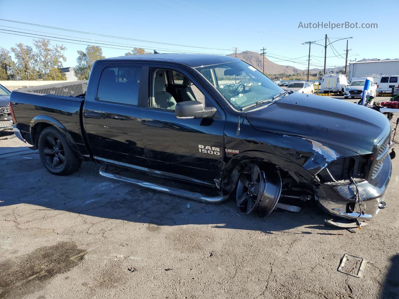 2015 Ram 1500 Slt Black vin: 1C6RR6LTXFS675350