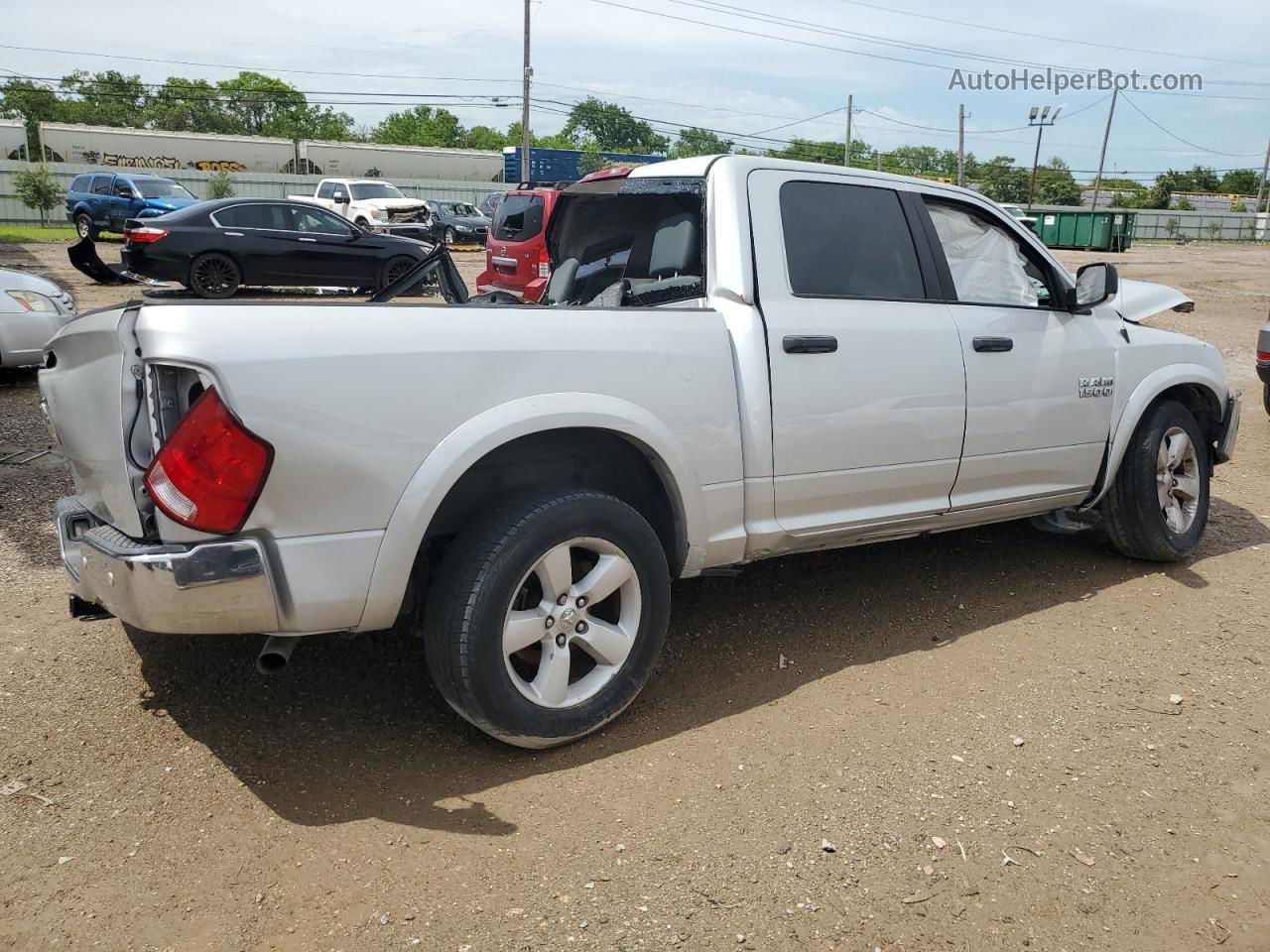 2015 Ram 1500 Slt Silver vin: 1C6RR6LTXFS692231