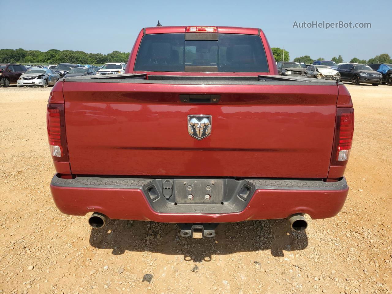 2014 Ram 1500 Sport Maroon vin: 1C6RR6MT6ES191110